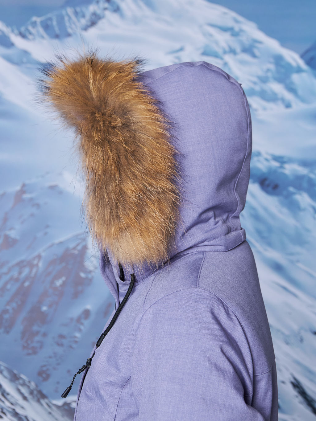 Женская зимняя мембранная парка Azimuth Глория 124/24006_7 Сладкий Лавандовый  фото 37