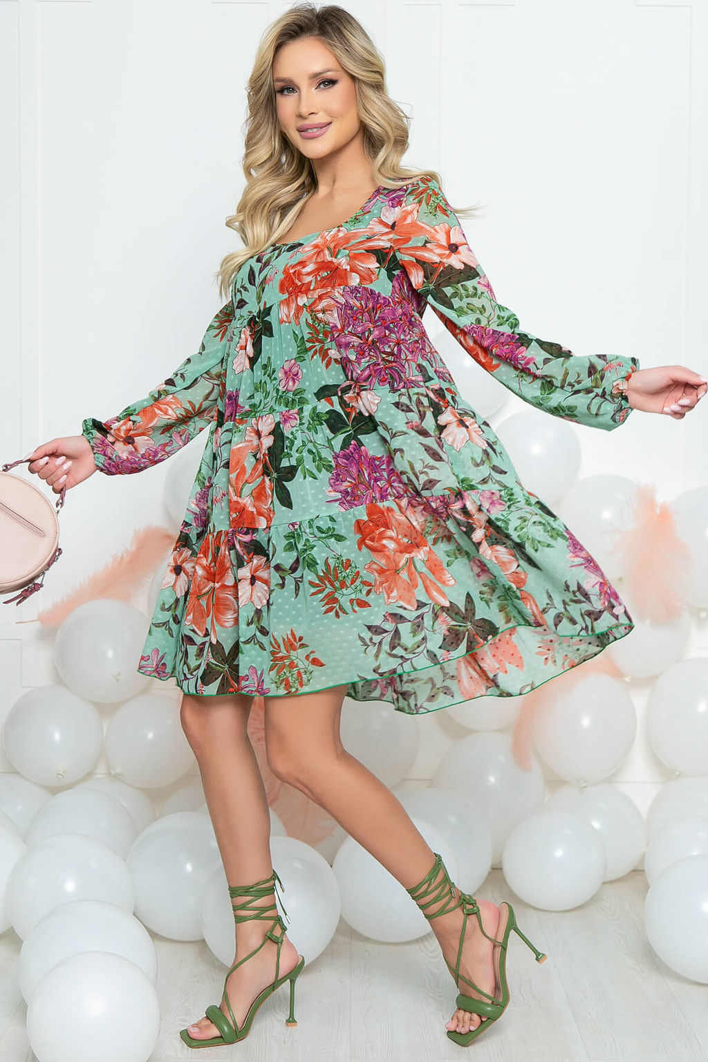 Платье Милее всех (яркие цветы) П5500 - Lt collection фото 8