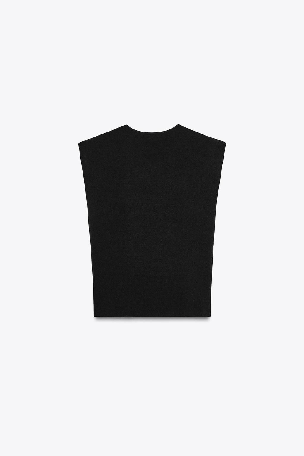 KNIT TOP WITH GOLDEN APPLIQUE - Zara фото 11