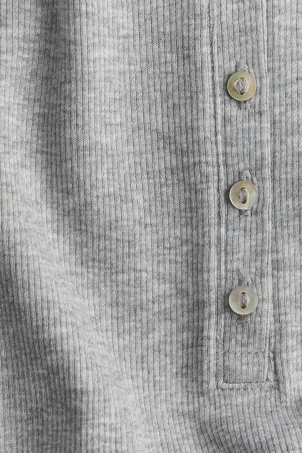 Camiseta de canale con cuello panadero - H&m фото 5