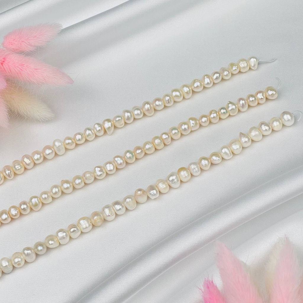 Бусины для украшений из белого Жемчуга 34 см