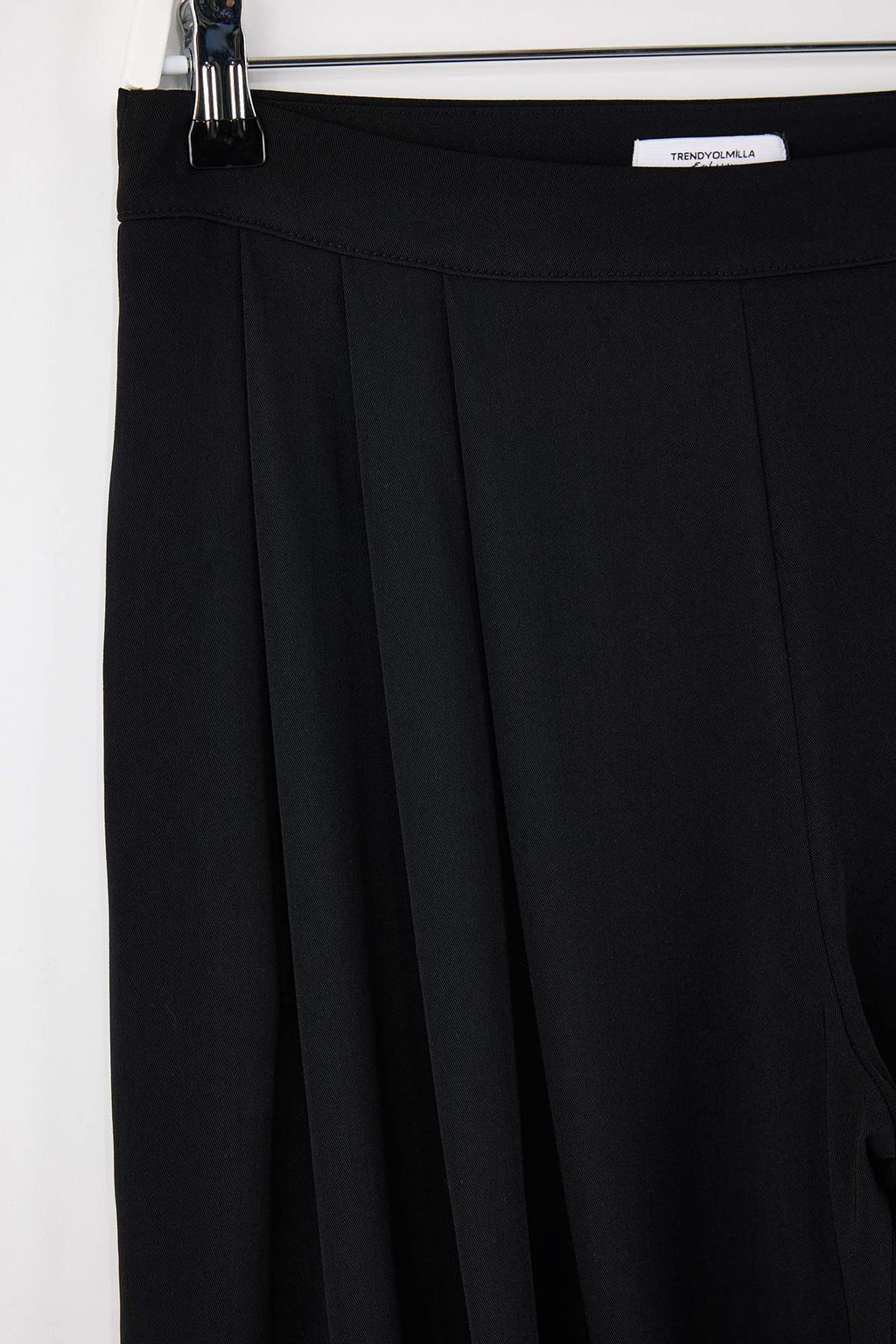 EXCLUSIVE Ac?k Haki Cift Pilili Dokumlu Kumas Extra Wide Leg Genis Paca Pantolon TWOAW26PL00122 - Trendyolmilla фото 7