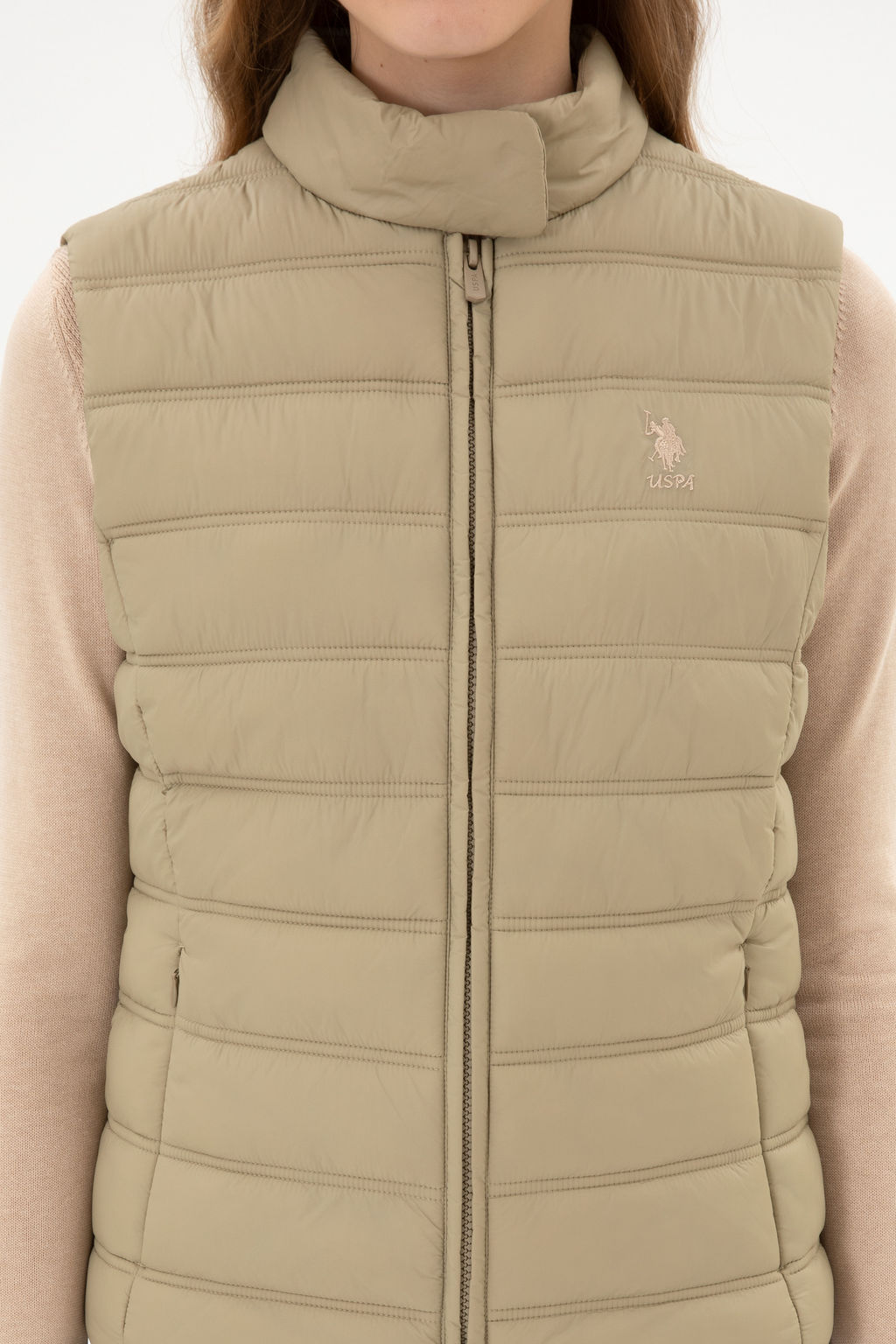KadДn AГДk Haki Yelek - U.s. polo assn фото 6
