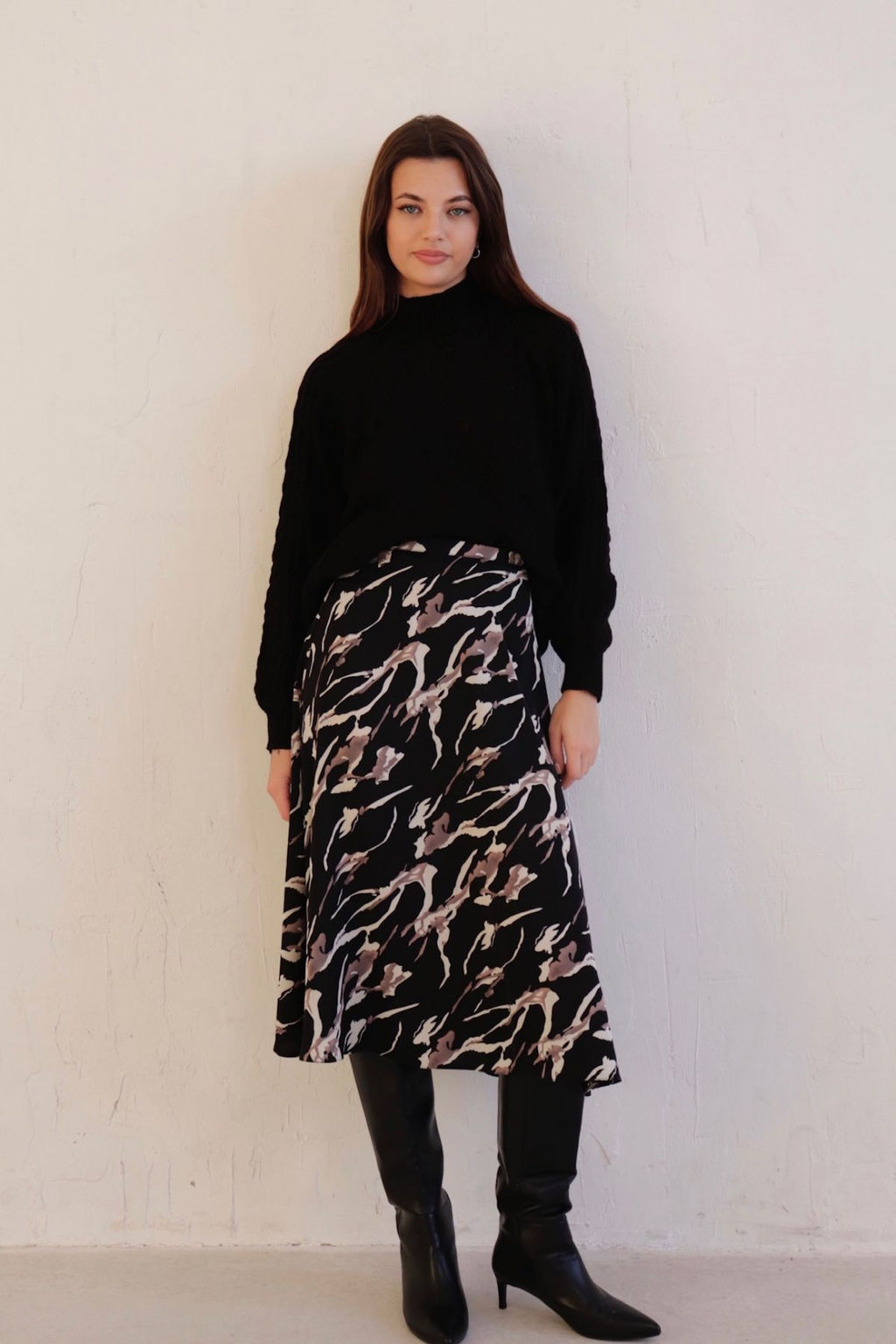 Юбка А-силуэта с принтом - Martichelli фото 35