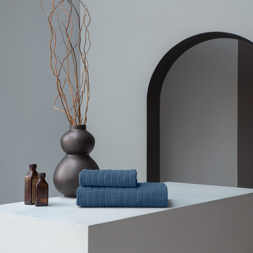 Полотенце Волшебная Ночь МХ42 50/90 Wave Темно-лазурный 00 - Нордтекс фото 4