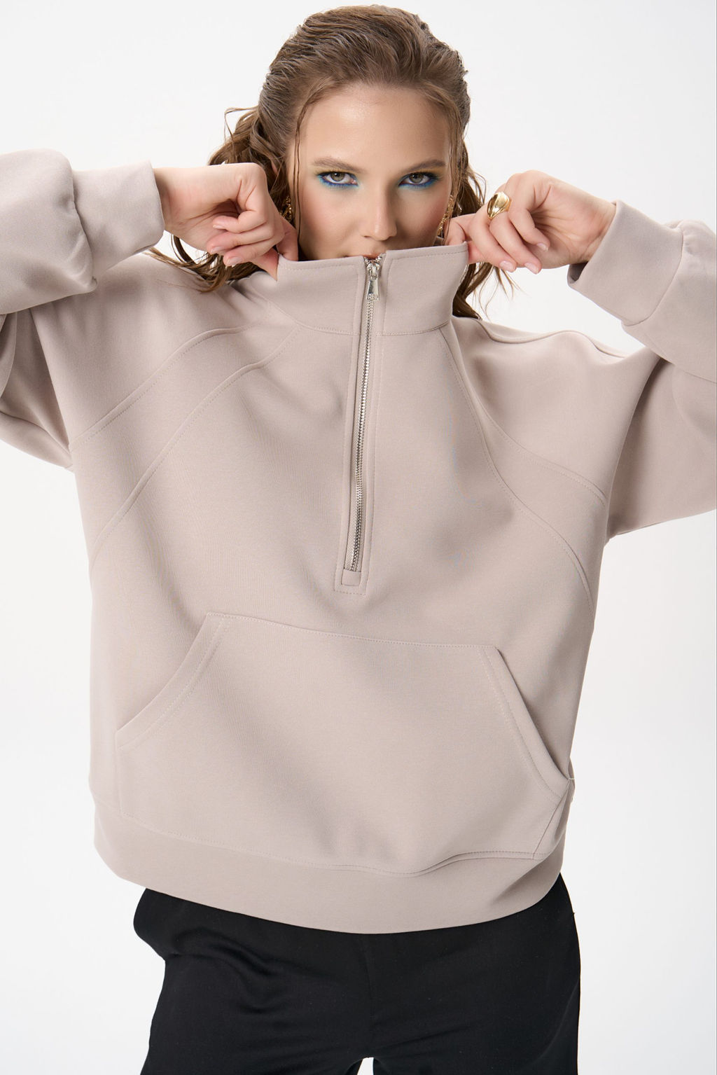 Свитшот Деми (бежевый) - Эльза фото 17