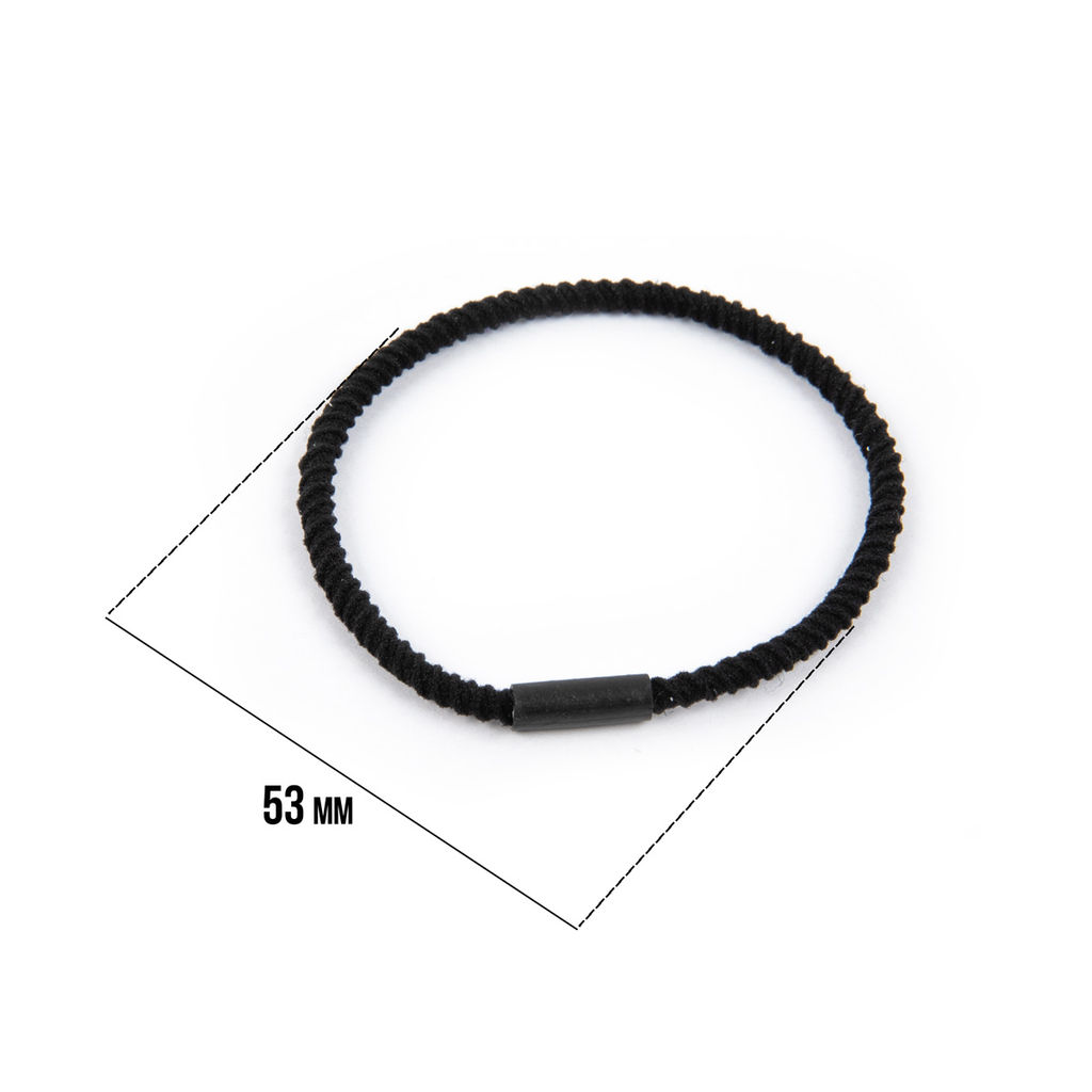 CHERRY MARY V/R6037 Набор резинок для волос 5 х 8 шт №02 черный фото 3