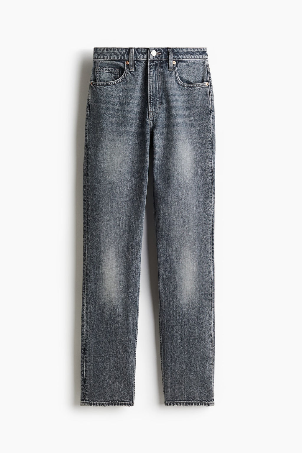 Slim Straight High Jeans - H&m фото 6