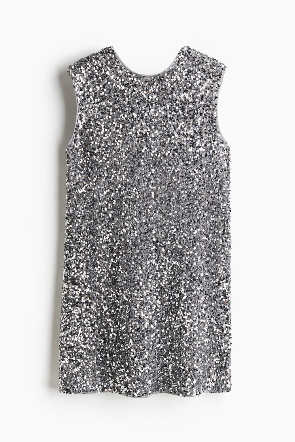 Vestido de lentejuelas con lazada - H&m фото 4