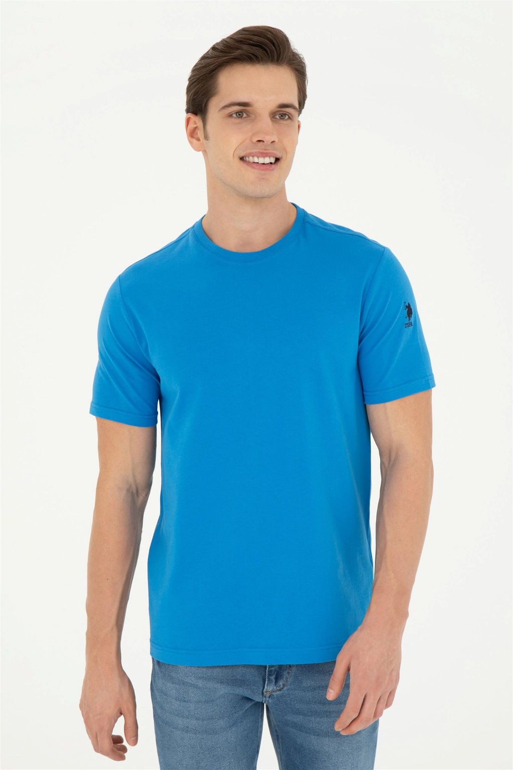 Мужская базовая футболка Saks - U.s. polo assn фото 3