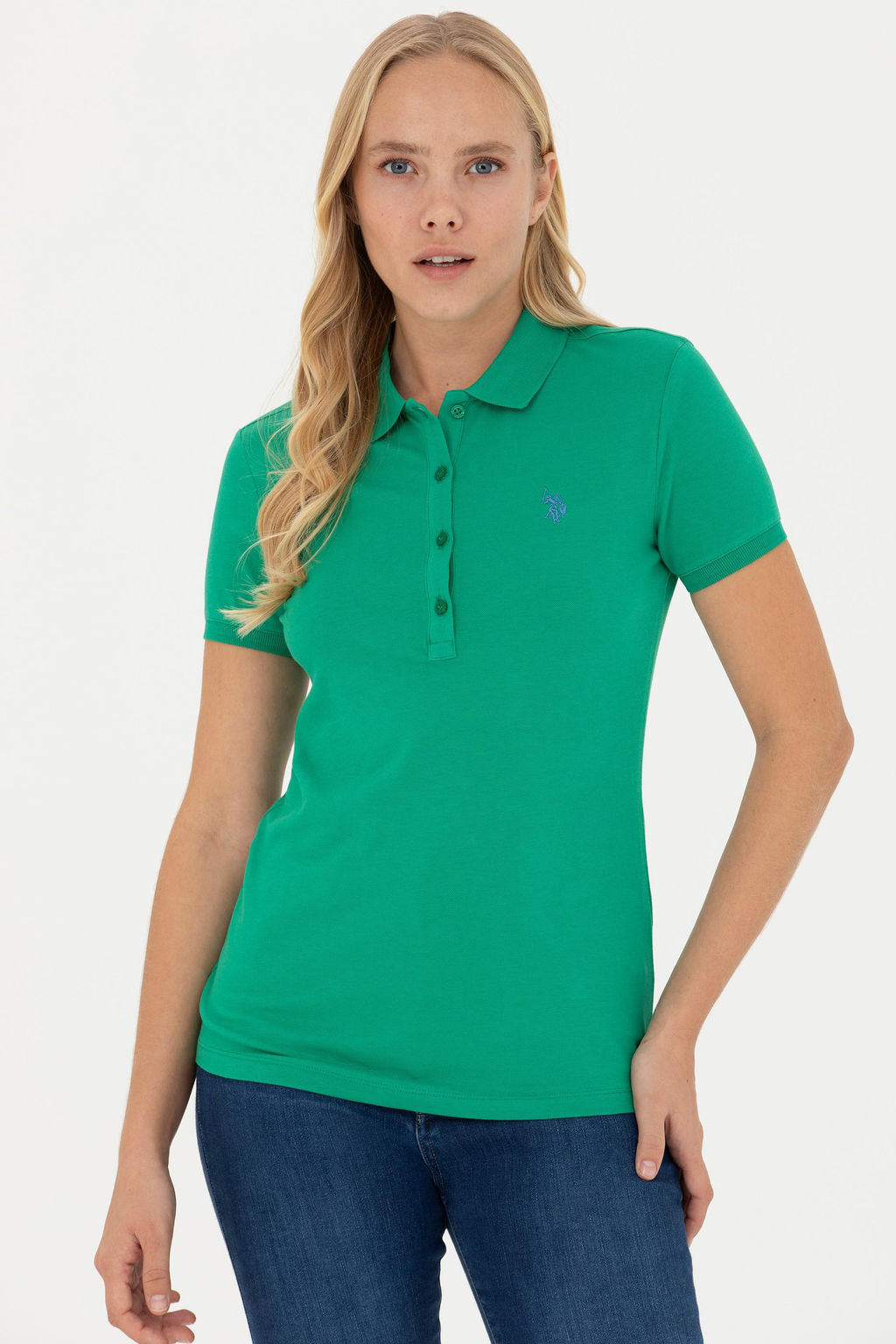Женская зеленая футболка - U.s. polo assn фото 10