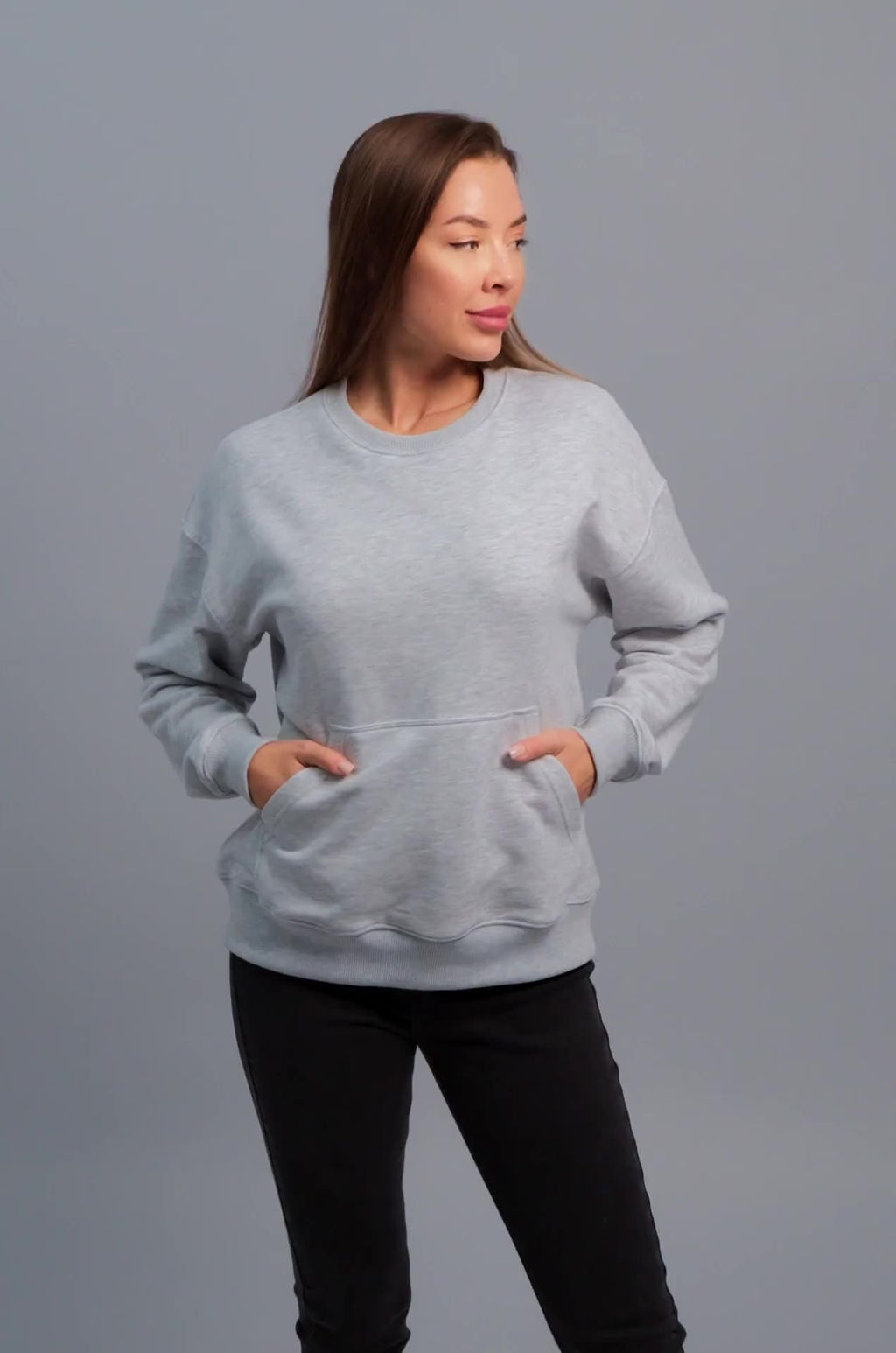 Женский свитшот из футера трехнитки Happyfox