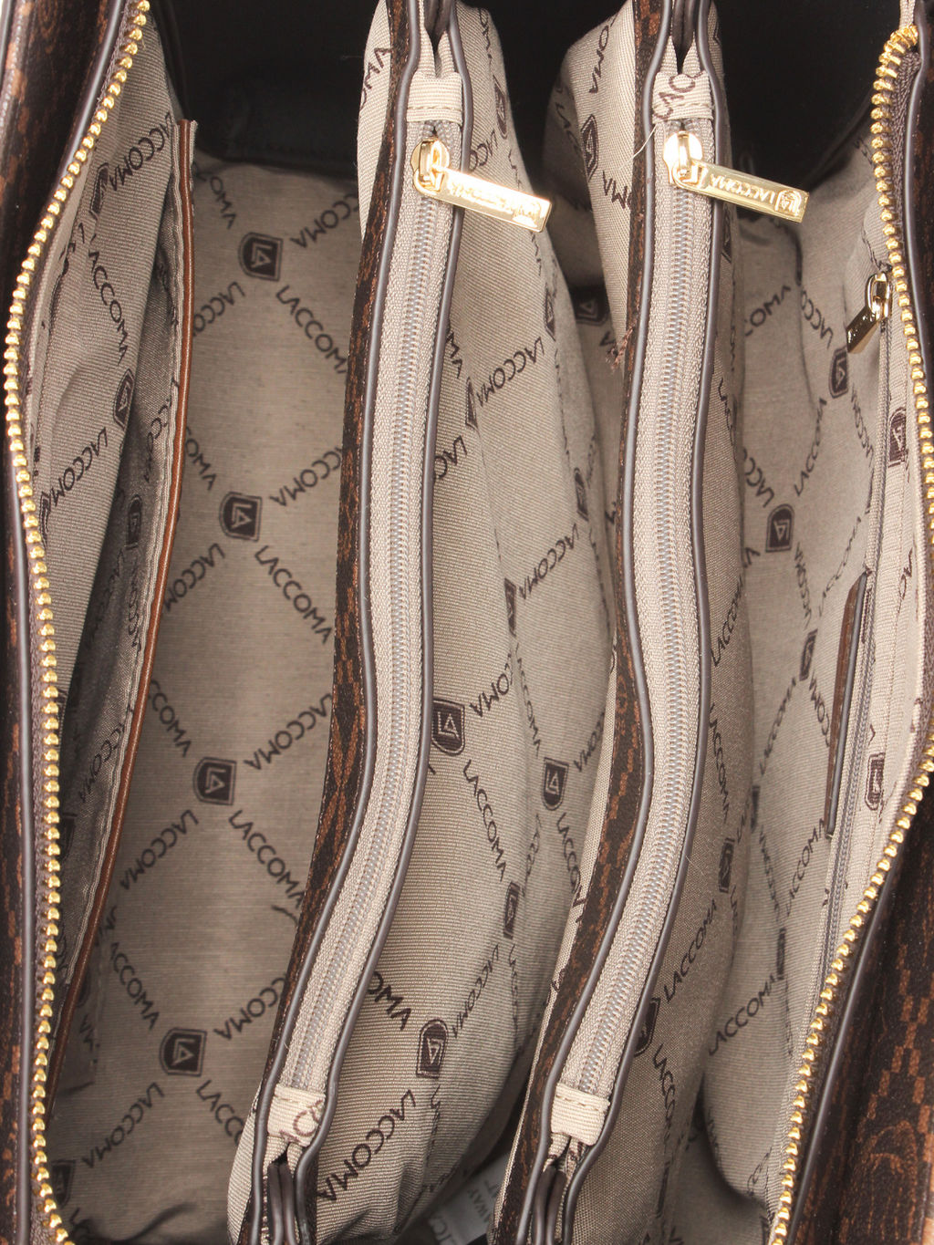 LACCOMA сумка АС507-Россия-шоколад эко кожа