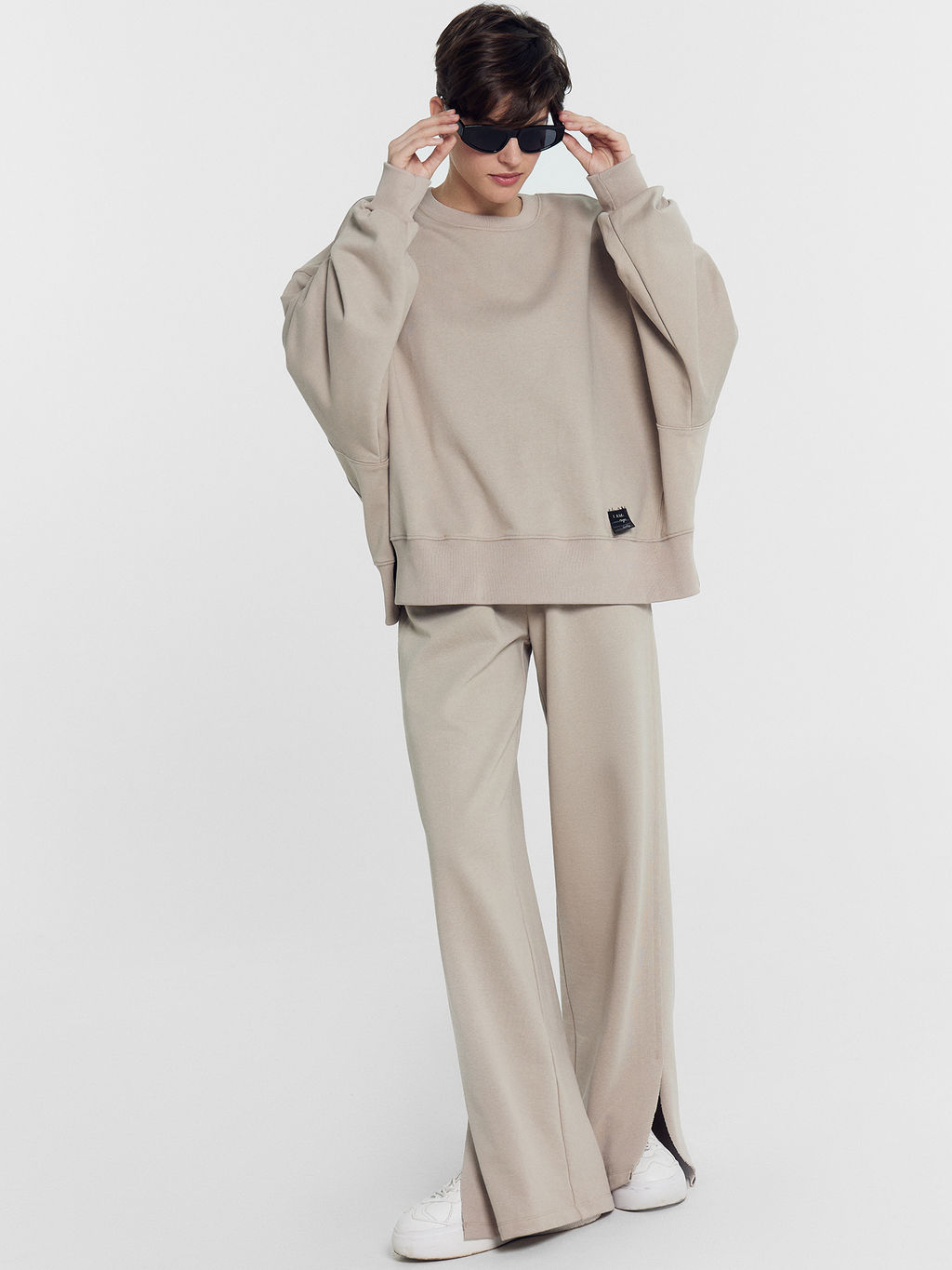 Свитшот женский в кофейно-коричневом цвете - Mark formelle фото 8