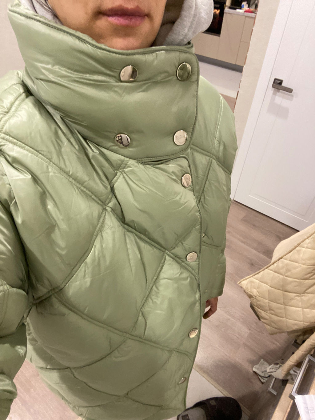 Утепленная куртка чайного оттенка - Incity фото 9