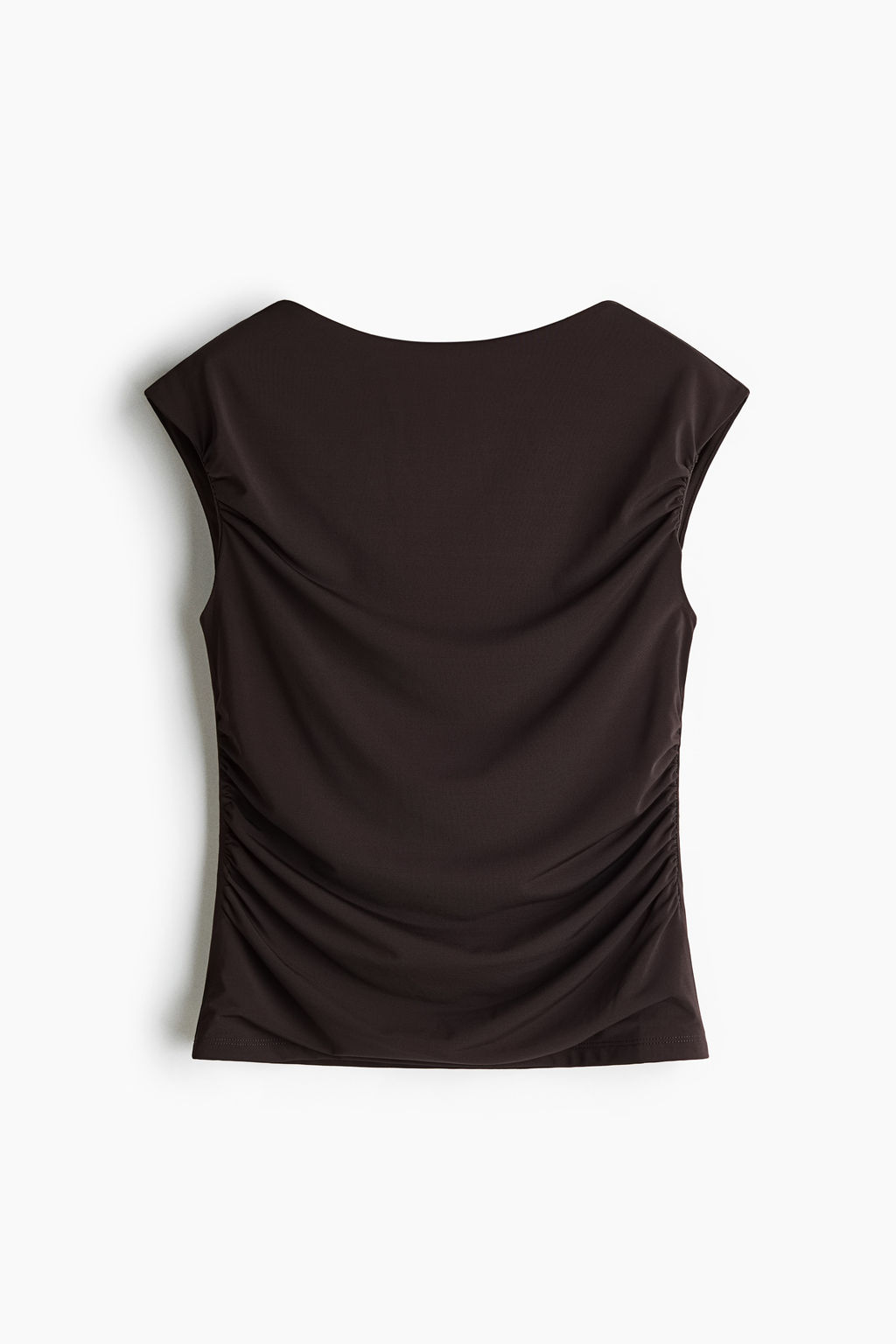 Top drapeado con escote barco - H&m фото 2