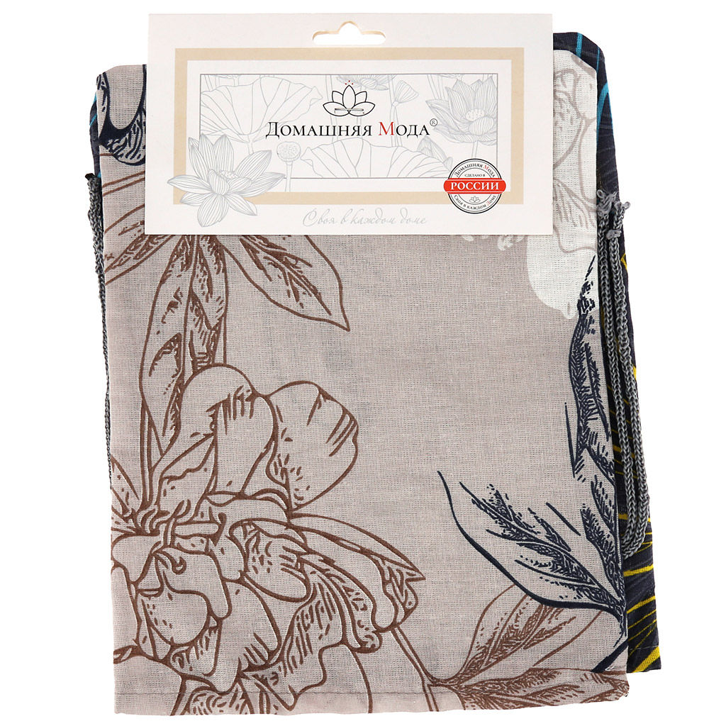 Экомешочек для сухофруктов Студентка 22х29см, расцветки в ассортименте, набор 2шт, хлопок, Домашняя мода (Россия)  фото 5