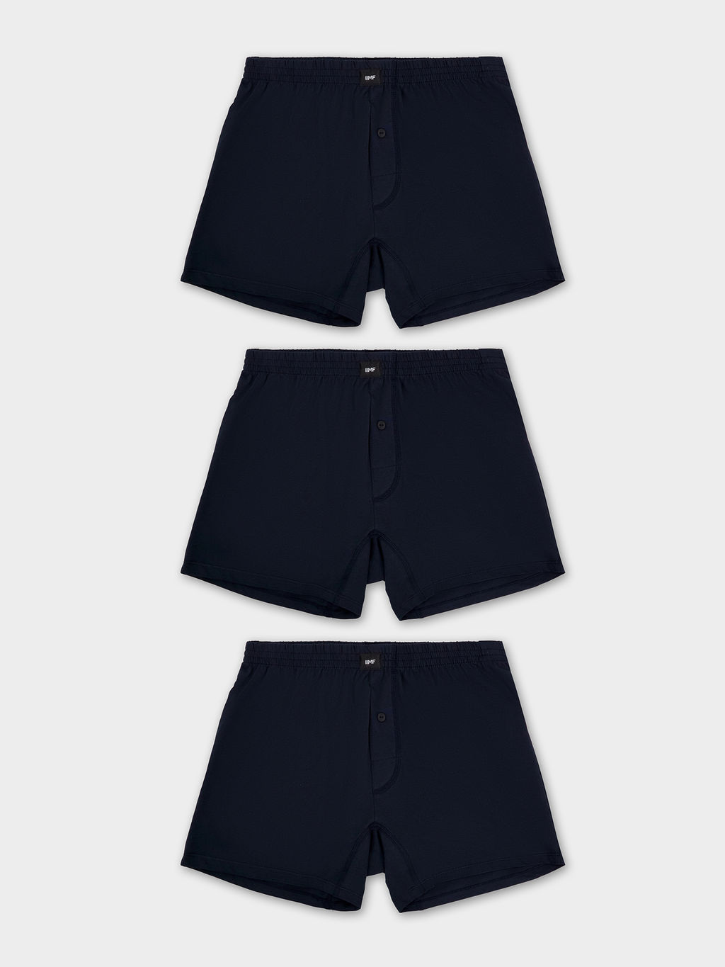 Трсы мужские шорты мультипак (3 шт.) в темно-синем цвете т.синий +т.синий +т.синий 411152-3 - Mark formelle фото 5