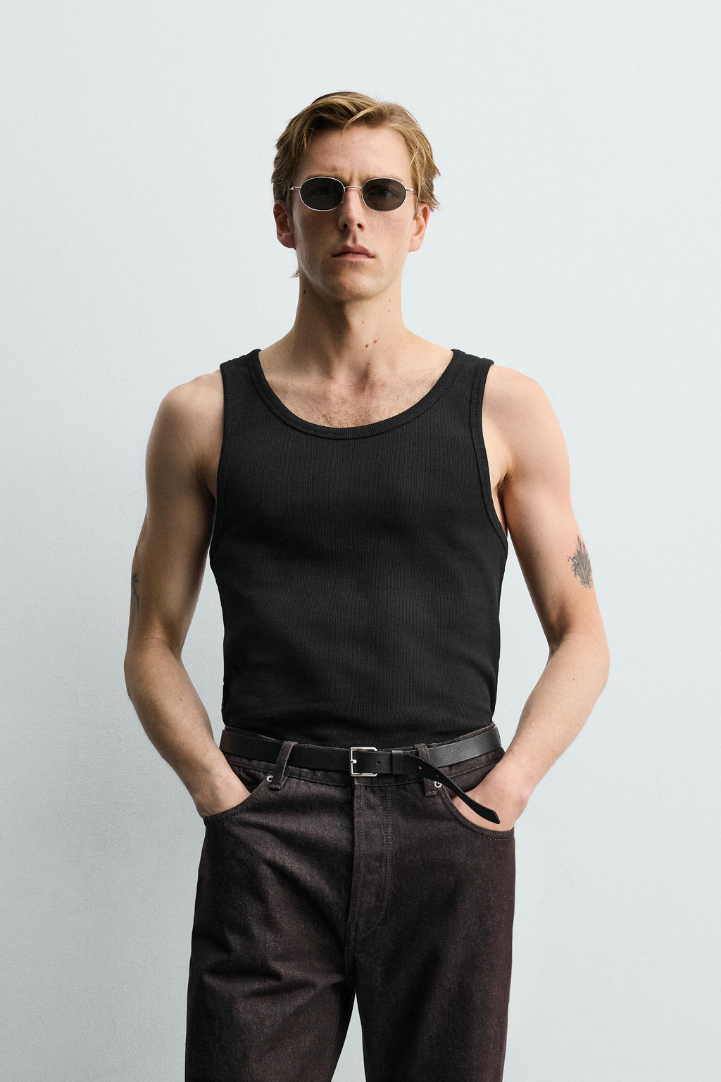 PACK 3 CAMISETA TANK B?SICA / Negro
