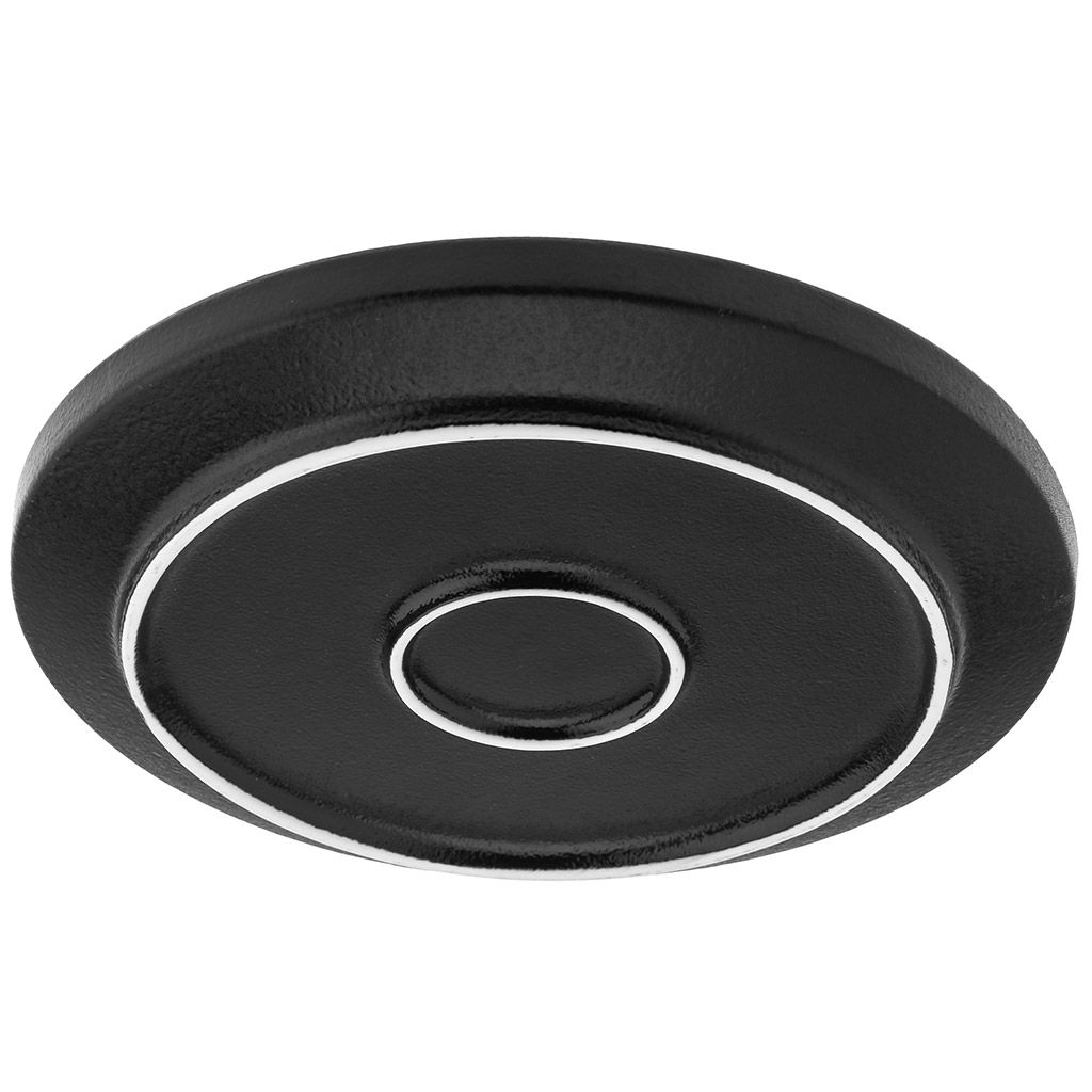 Шунгит 3D Тарелка мелкая фарфоровая д250мм h33мм, черный, глянцевая глазурь, рельефный декор (Китай) - Домашняя Мода фото 4