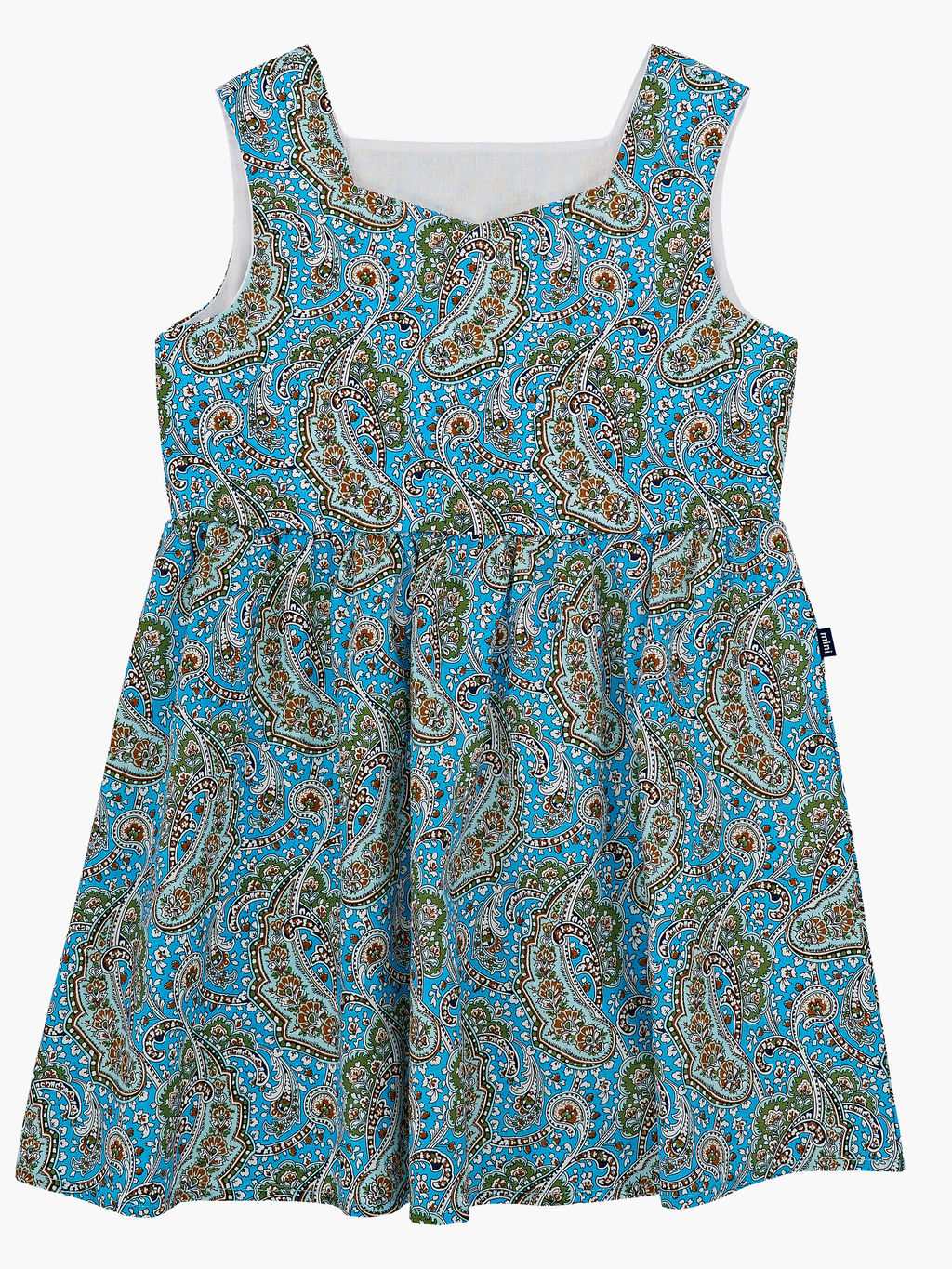 Платье для девочки UD 3356 голубые узоры - Mini maxi фото 3