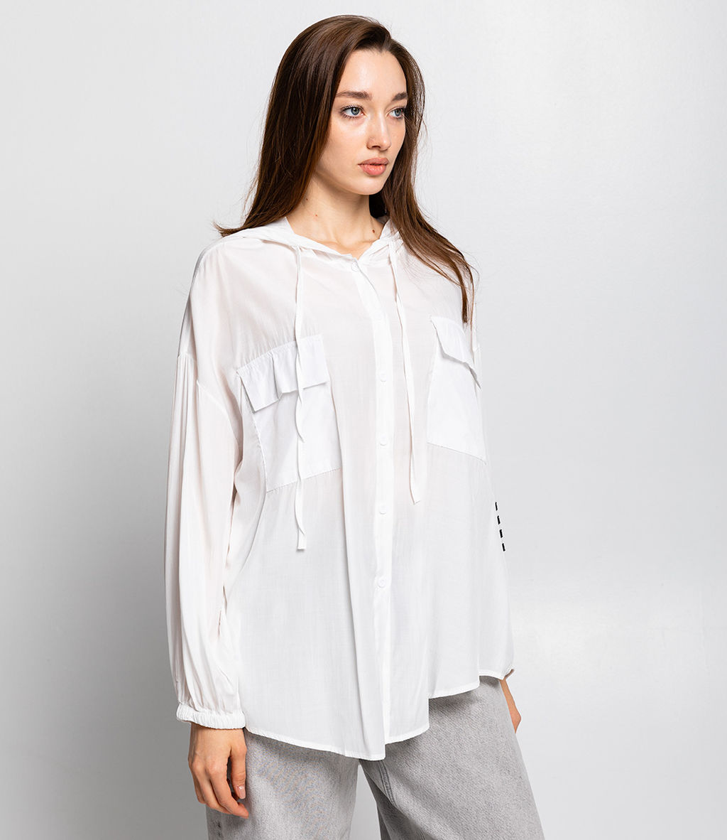 Рубашка #КТ22318, белый - Dommod фото 2