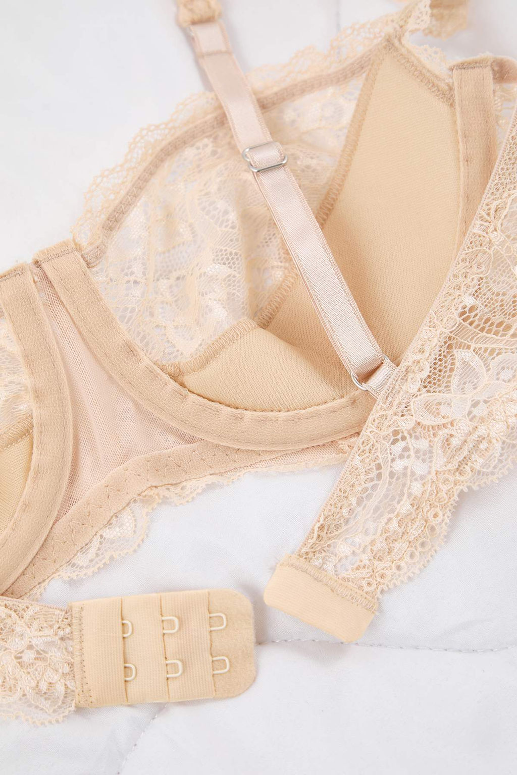 Ten Dantel Ajurlu/Delikli Kapl? Ask?l? Balconette Orme Sutyen THMSS25SU00017