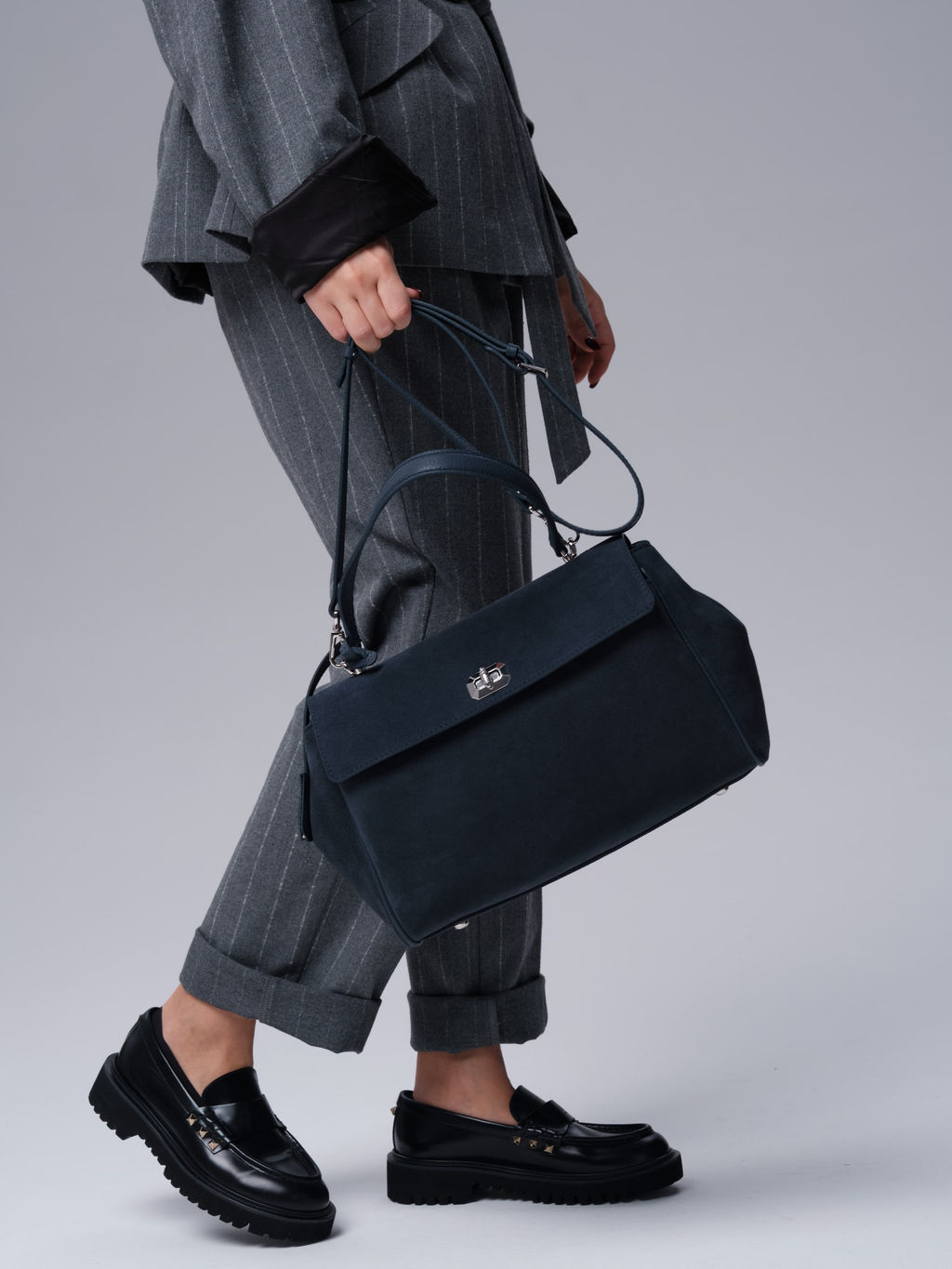 Замшевая сумка Nadi DBR 31356 синий  фото 6