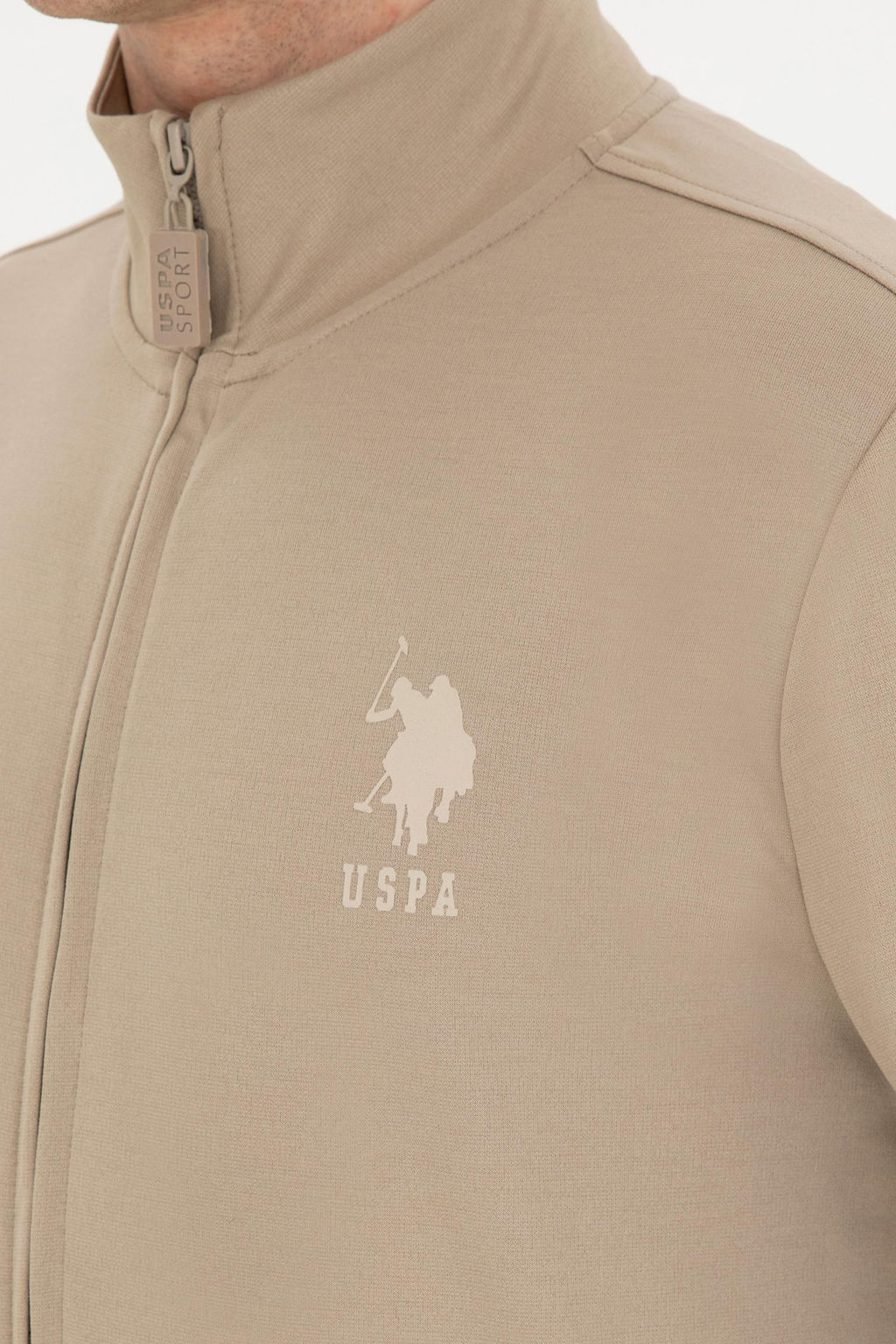 Мужской вязаный кардиган светло-хаки Неожиданная скидка в корзине - U.s. polo assn фото 14