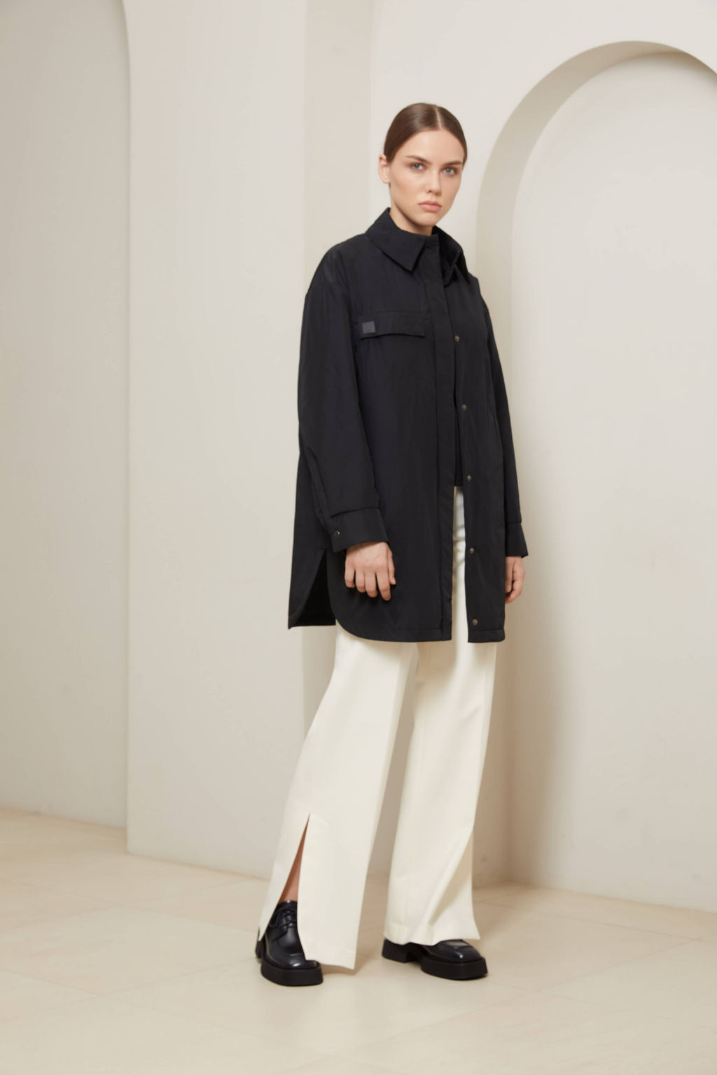 Полупальто женское арт. 300S - Ultramarine фото 3