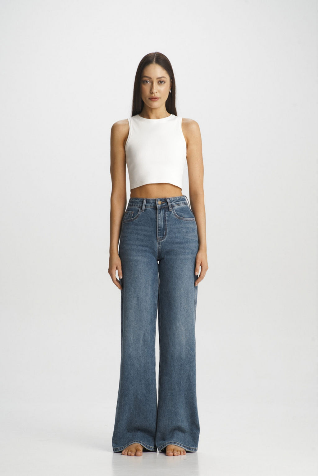 Джинсы-трубы Classic Blue