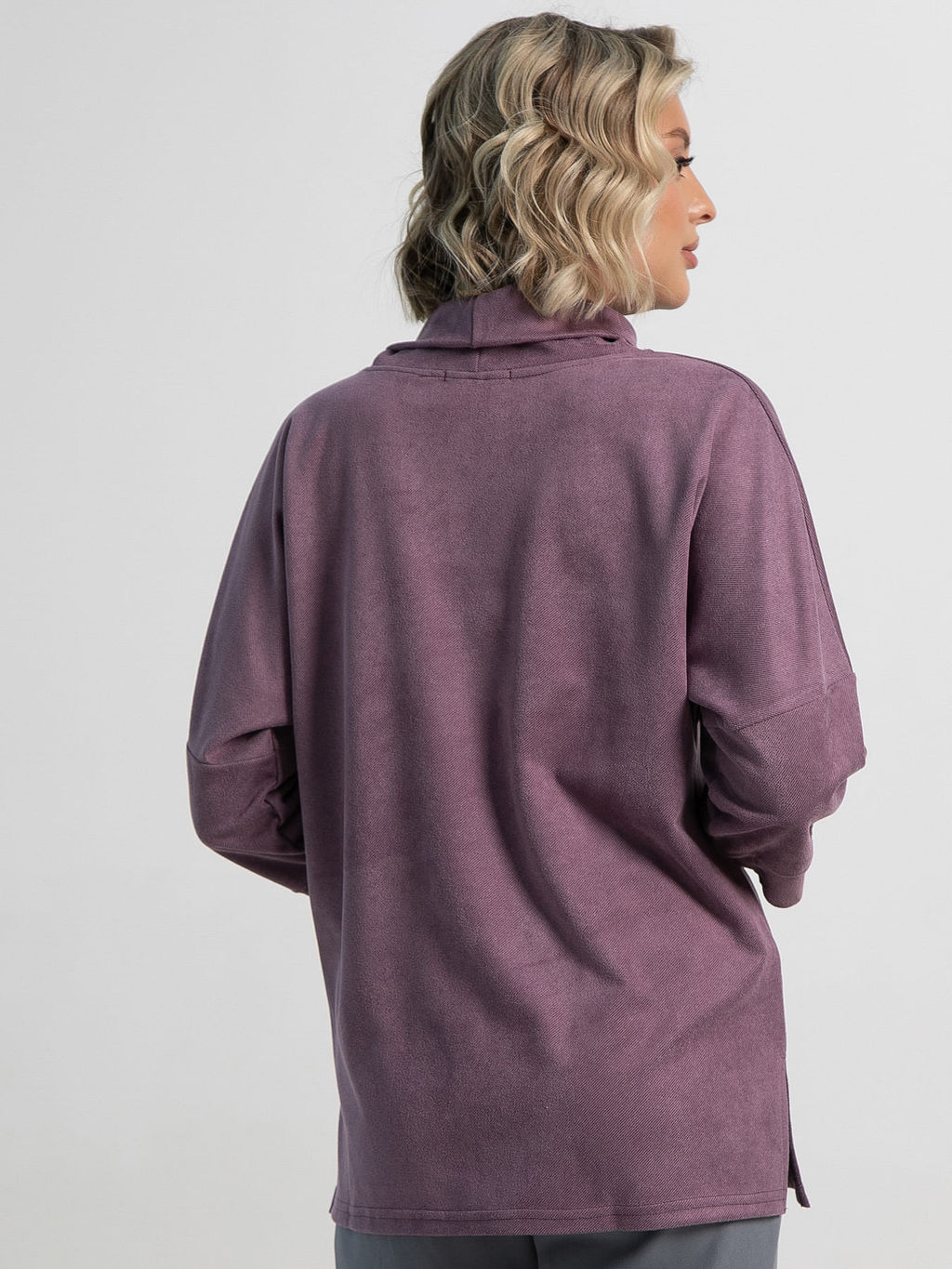 Джемпер Темп города (лиловый) Б15141-4М - Lt collection фото 3