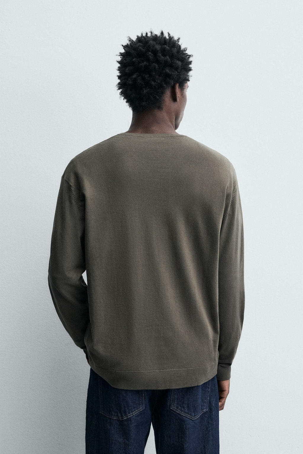 BASIC V-NECK SWEATER - Zara фото 12