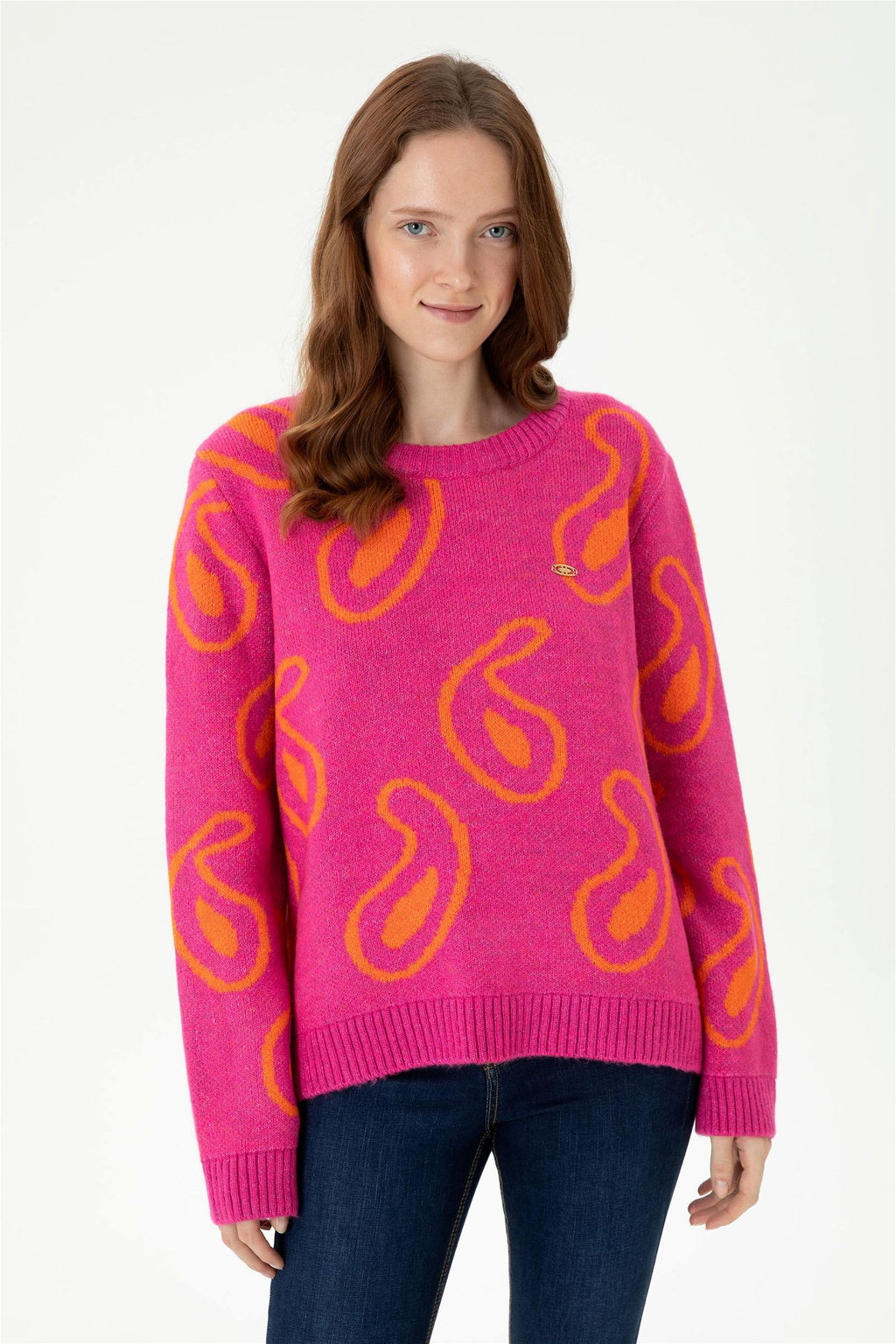 U. S. Polo Assn Женский фиолетовый свитер - U.s. polo assn фото 10