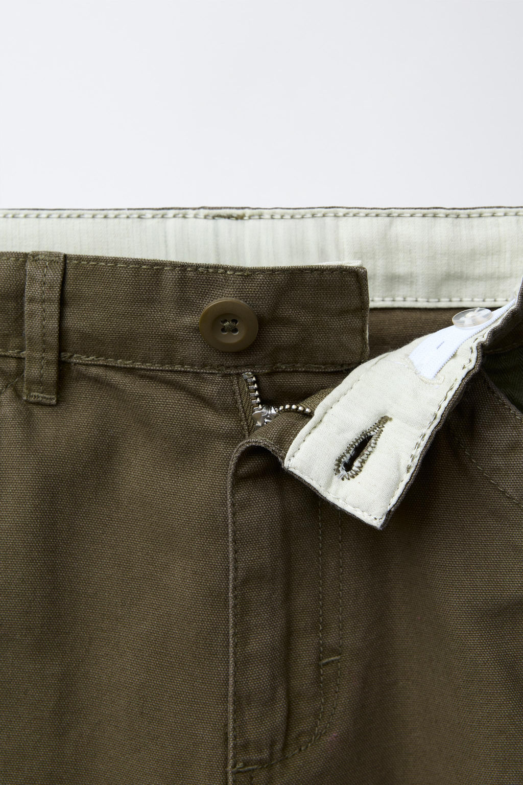 STRAIGHT-LEG PATCH TROUSERS - Zara фото 3