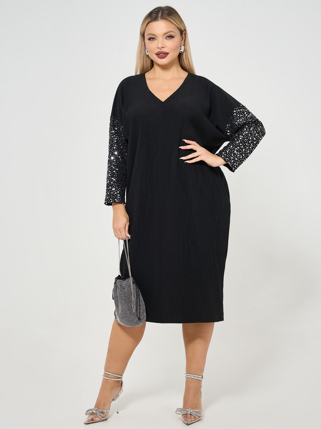 Платье 0050-10 чёрный - Dora фото 6