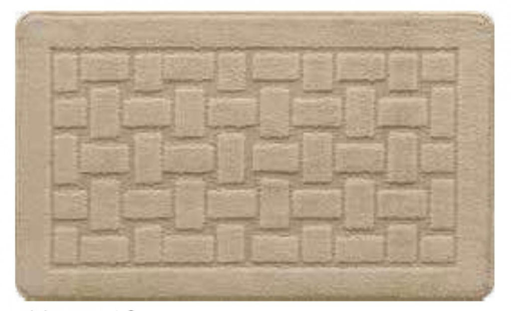 Набор ковриков 2-х пр. для ванны туалета (60*50/60*100) HASIR 10 BEIGE - Efor фото 2