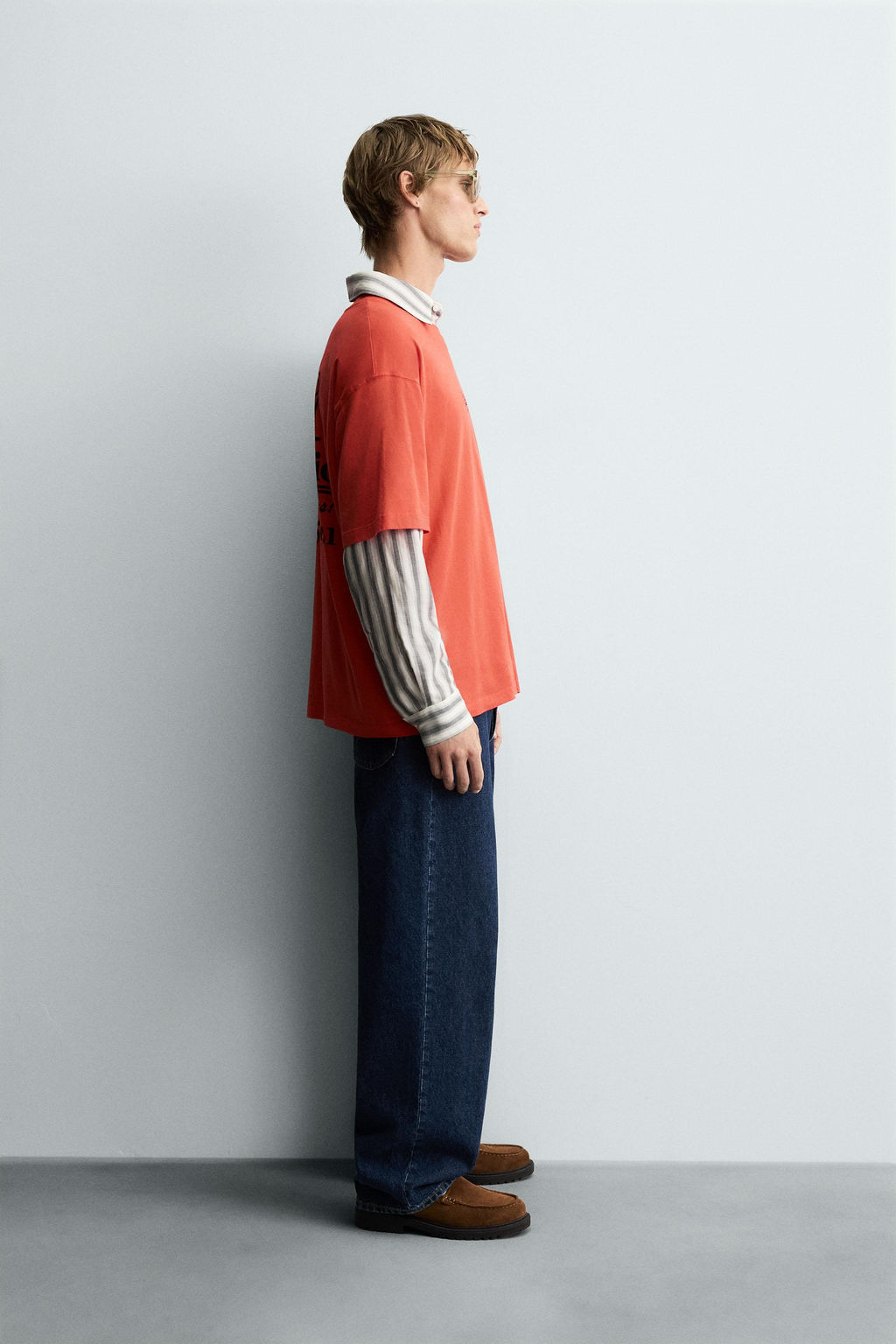 CONTRAST PRINT T-SHIRT - Zara фото 4
