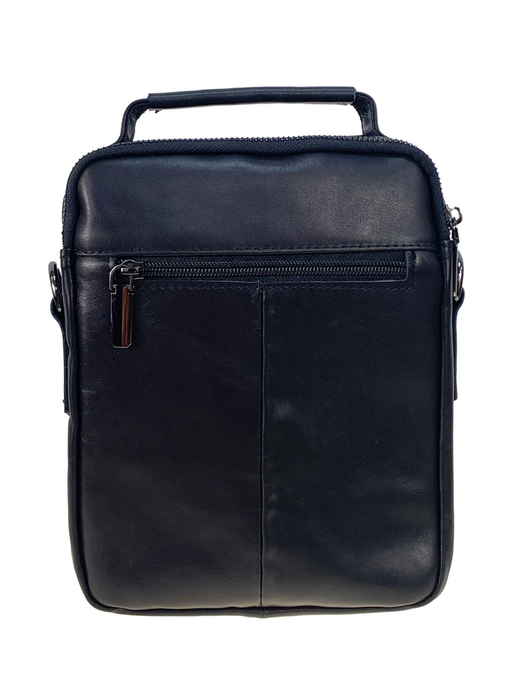 Сумка мужская из натуральной кожи, цвет черный - Greta фото 2