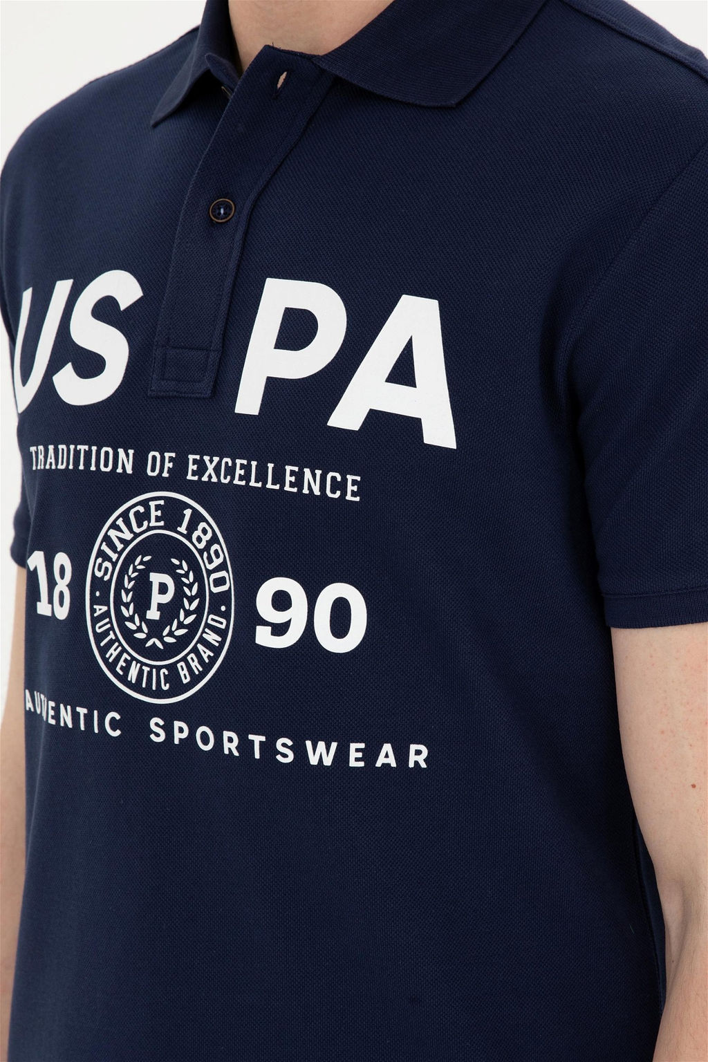 Мужская темно-синяя футболка - U.s. polo assn фото 7