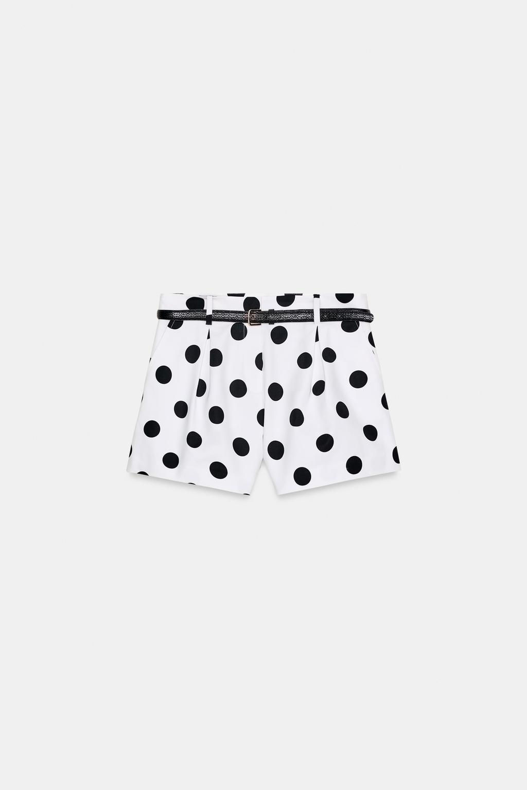 DARTED BERMUDA SHORTS WITH BELT - Zara фото 31
