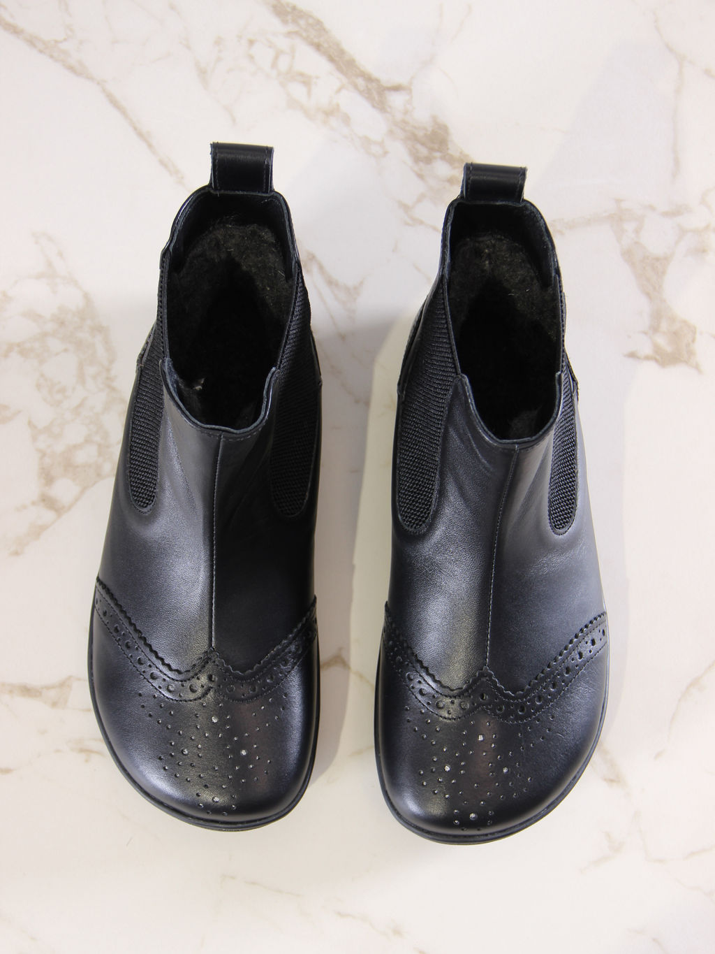 Босоногие ботинки EDART 362.NATAbl.Черный/шерсть