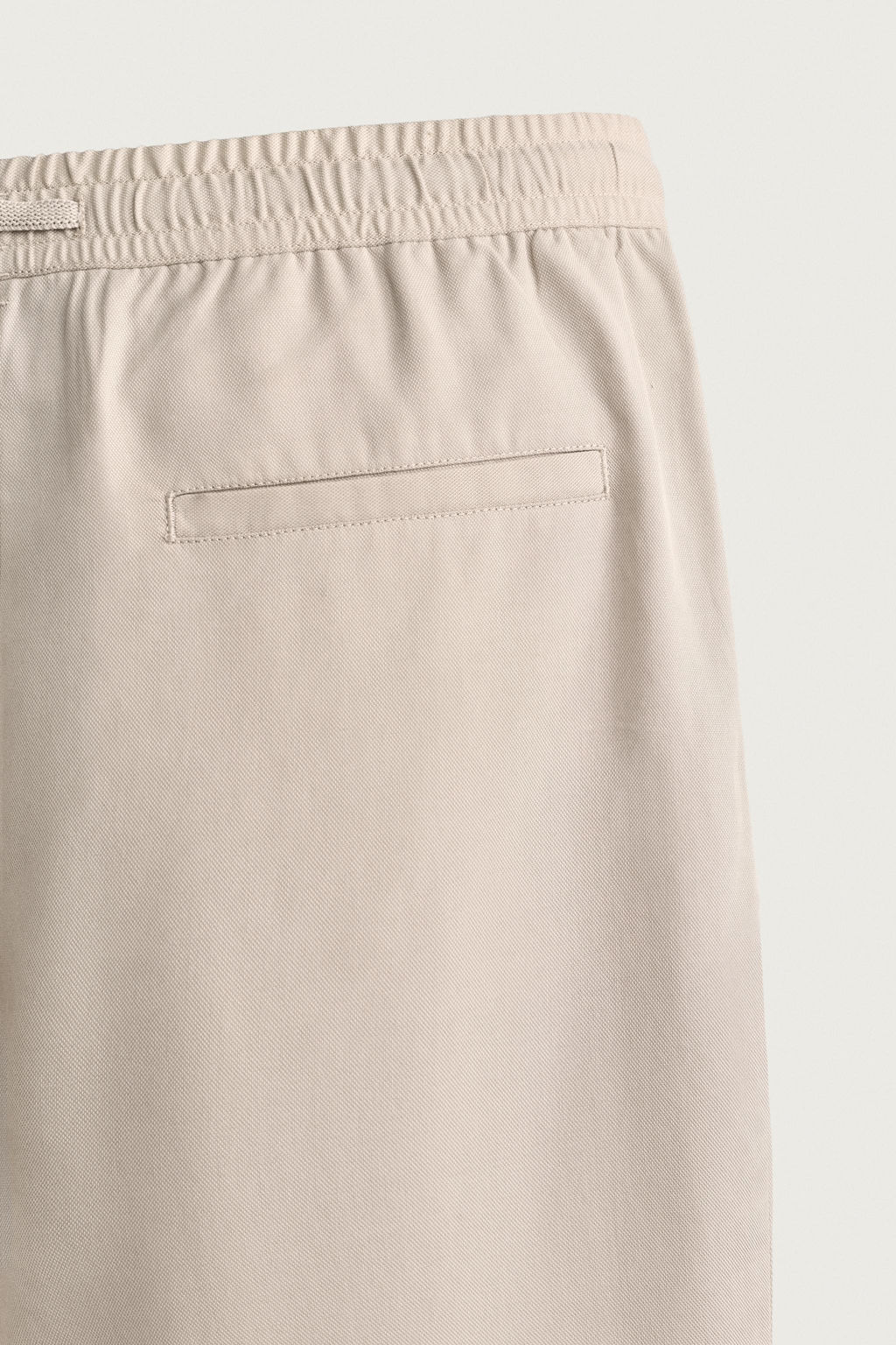 PANTAL?N RELAXED FIT 100% LYOCELL / Beige - Zara фото 8