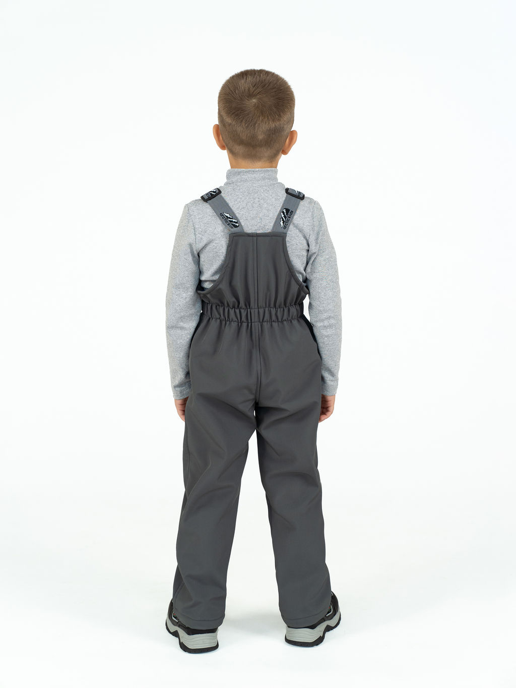 Полукомбинезон демисезонный серый 60-021 (134)