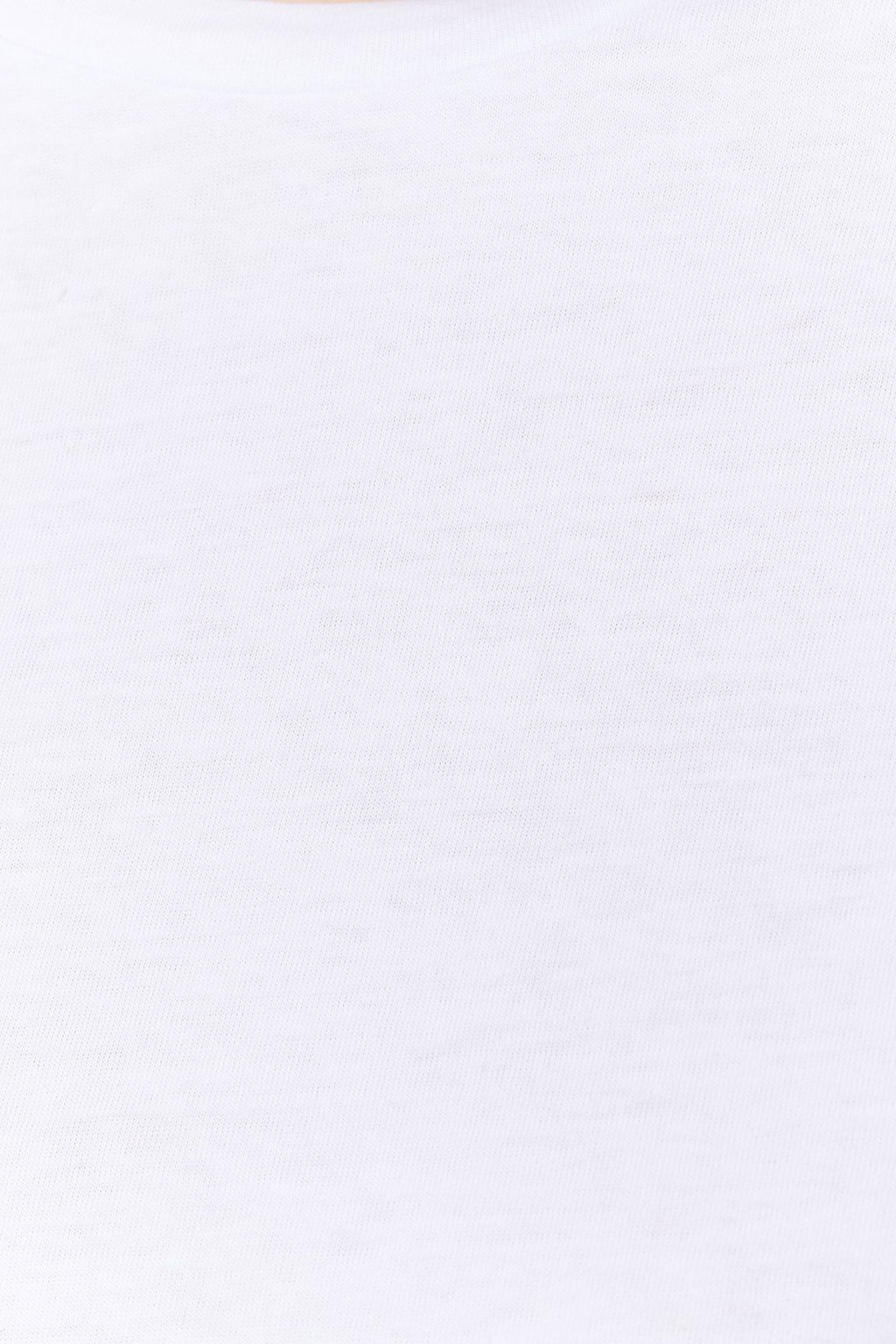 Siyah-Beyaz 2li Paket %100 Pamuk Crop Bisiklet Yaka Orme T-Shirt TWOSS20TS1480