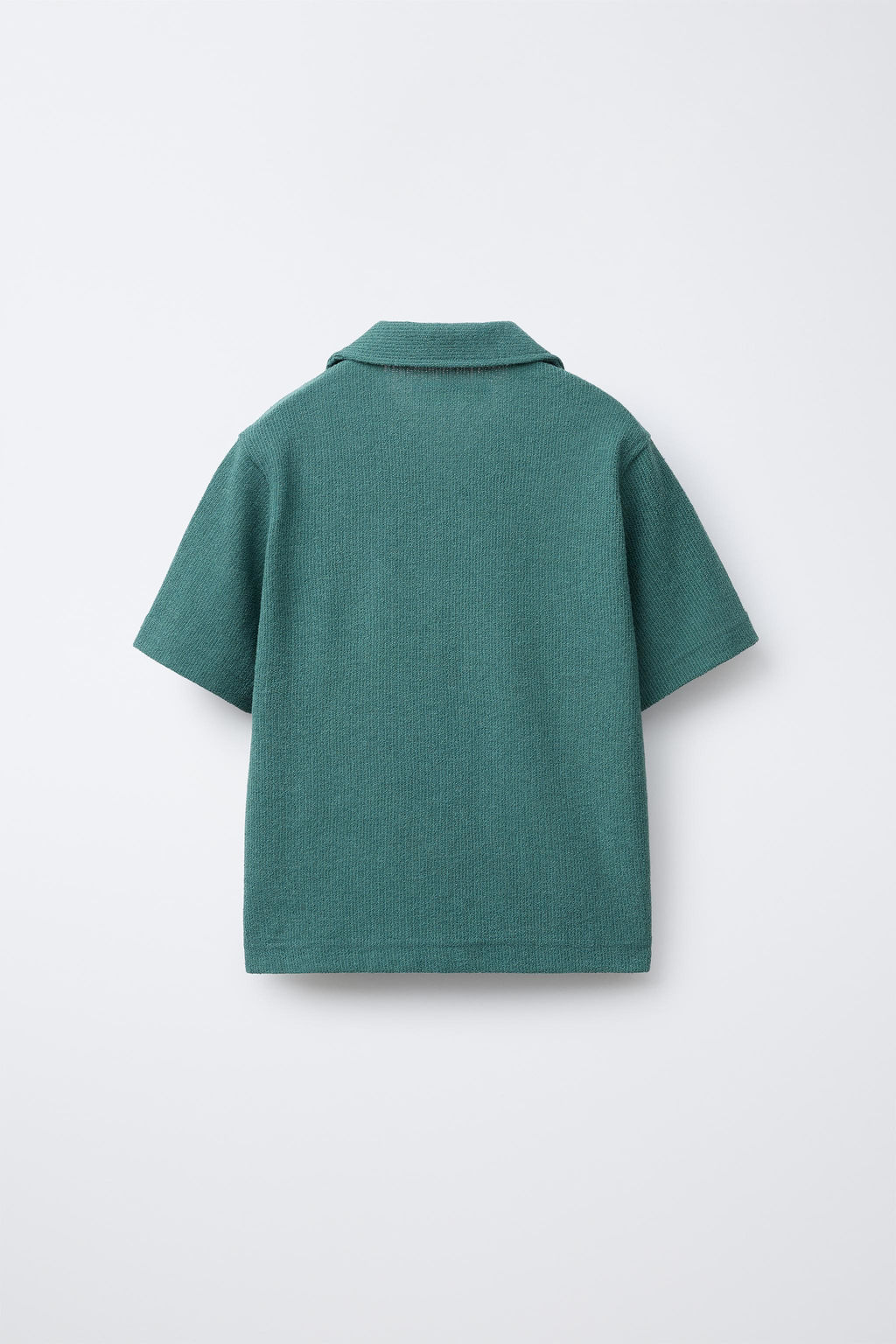 RUSTIC TOWELLING BOWLING SHIRT - Zara фото 2