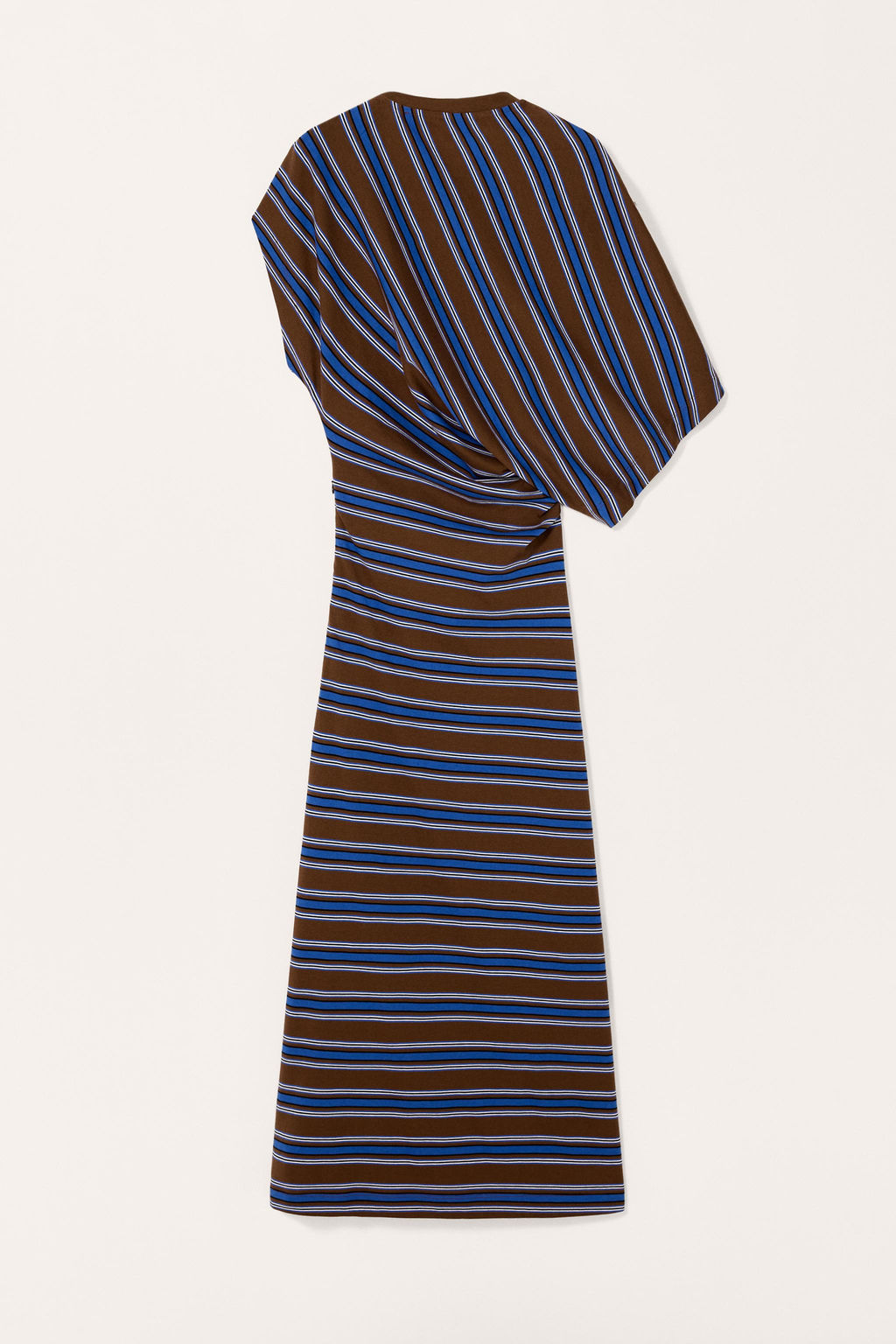 LIMITED EDITION STRIPED DRAPED DRESS - Zara фото 13