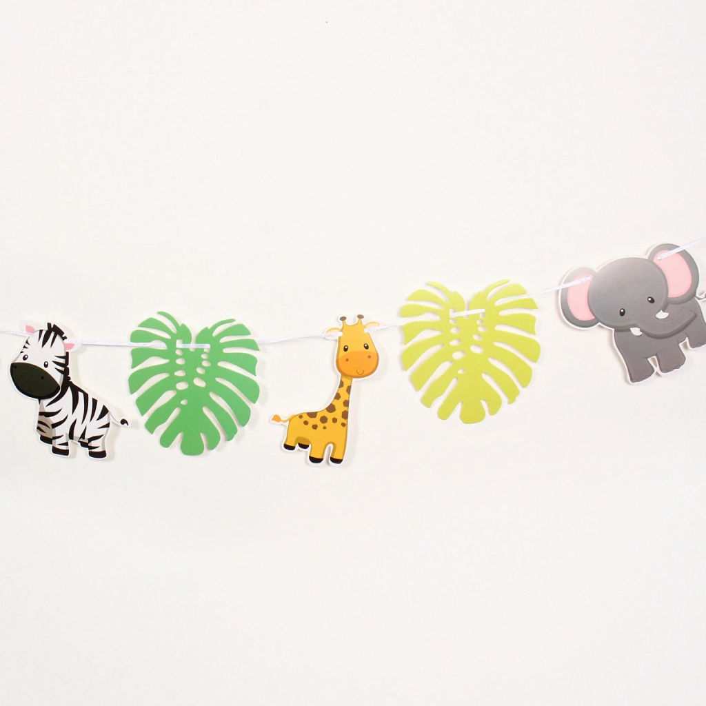 Растяжка "Весёлый зоопарк" 14 x12.5 см