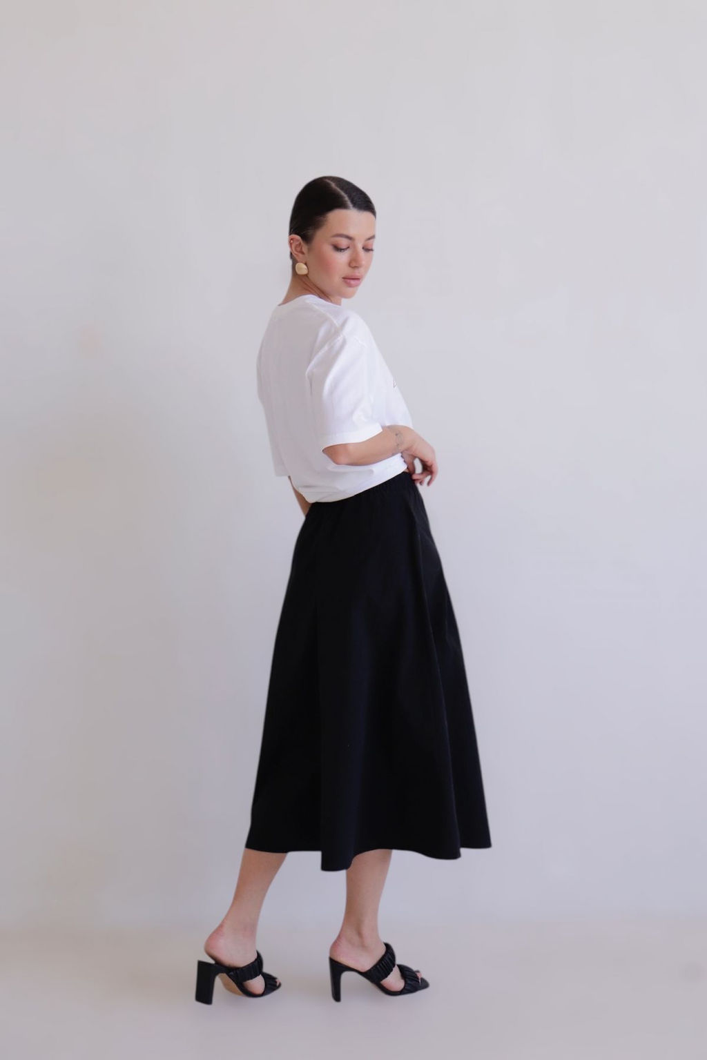 Martichelli Юбка чёрная  фото 7