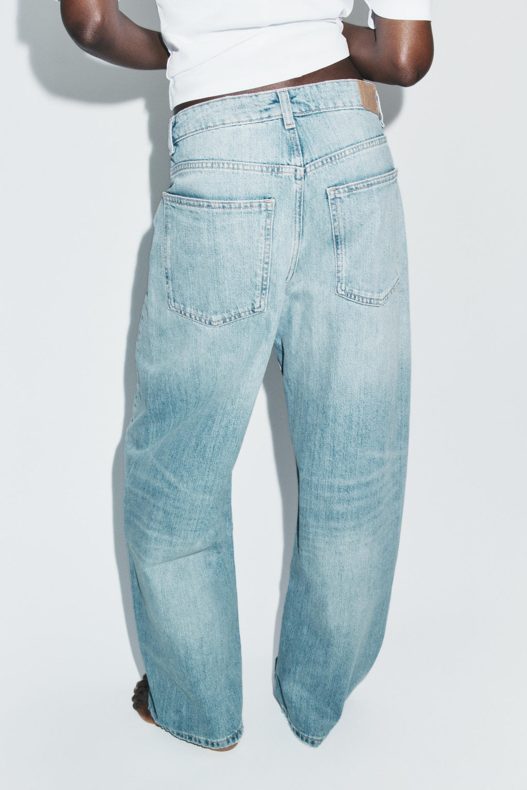 TRF BAGGY BALLOON MID-WAIST JEANS - Zara фото 22